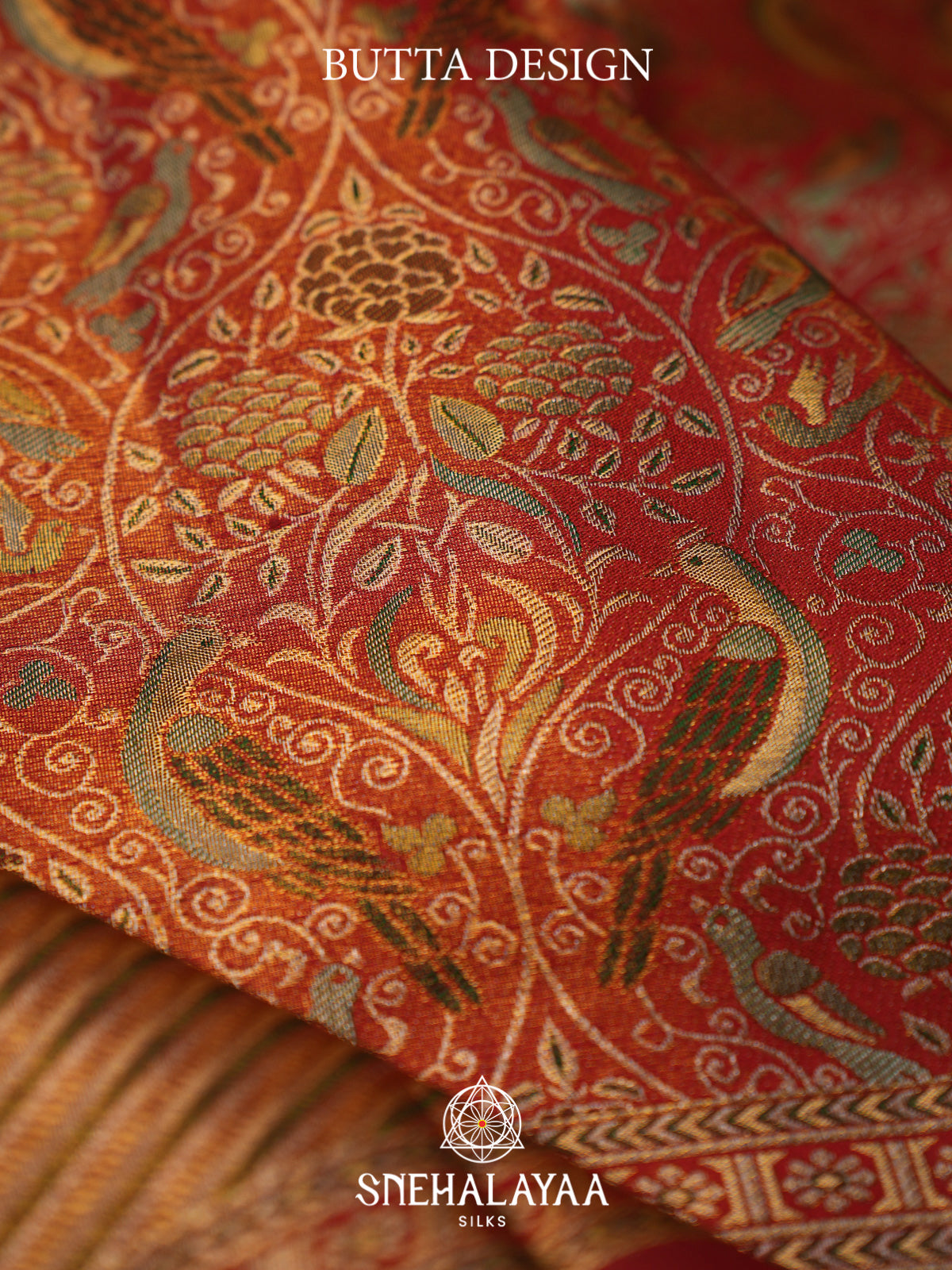 Peach Kanjivaram Silk Saree