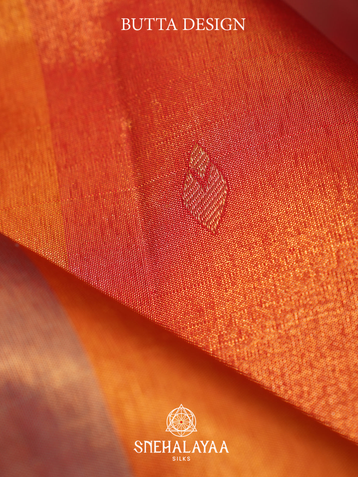 Orange Kanjivaram Silk Saree