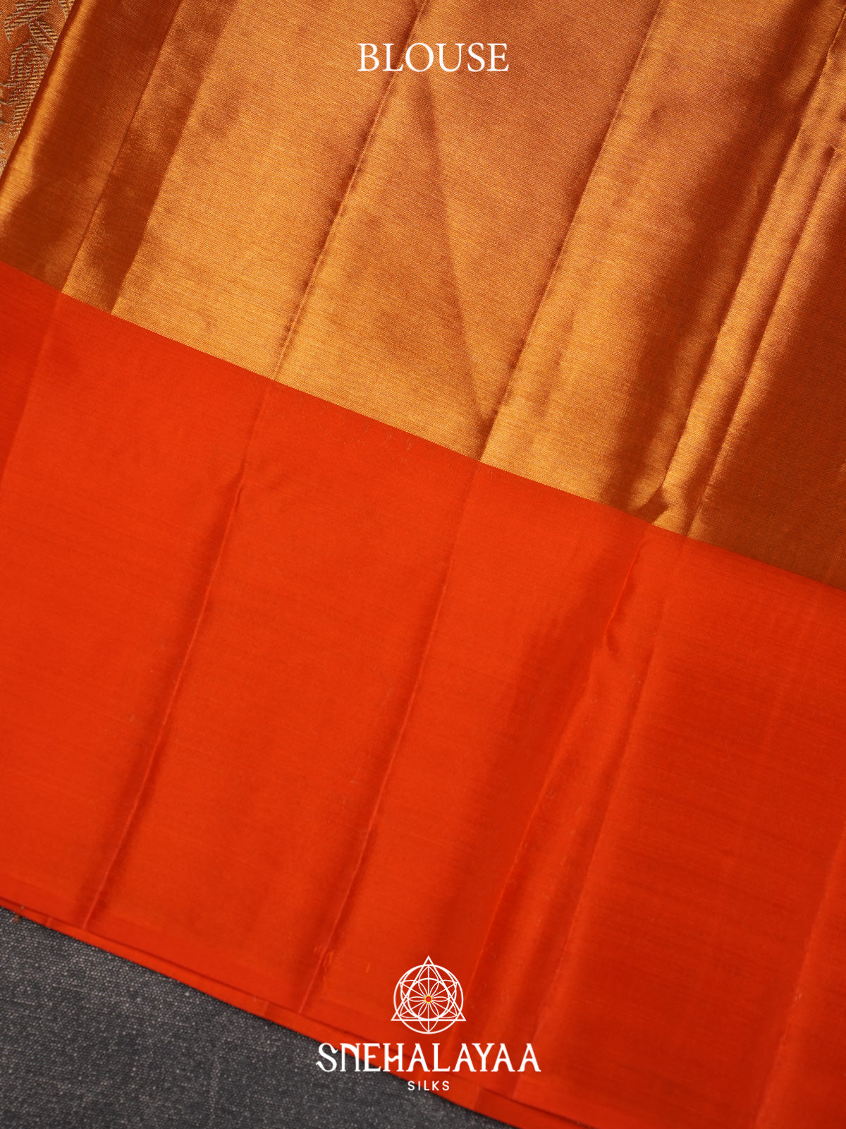 Golden Yellow Kanjivaram Silk Saree
