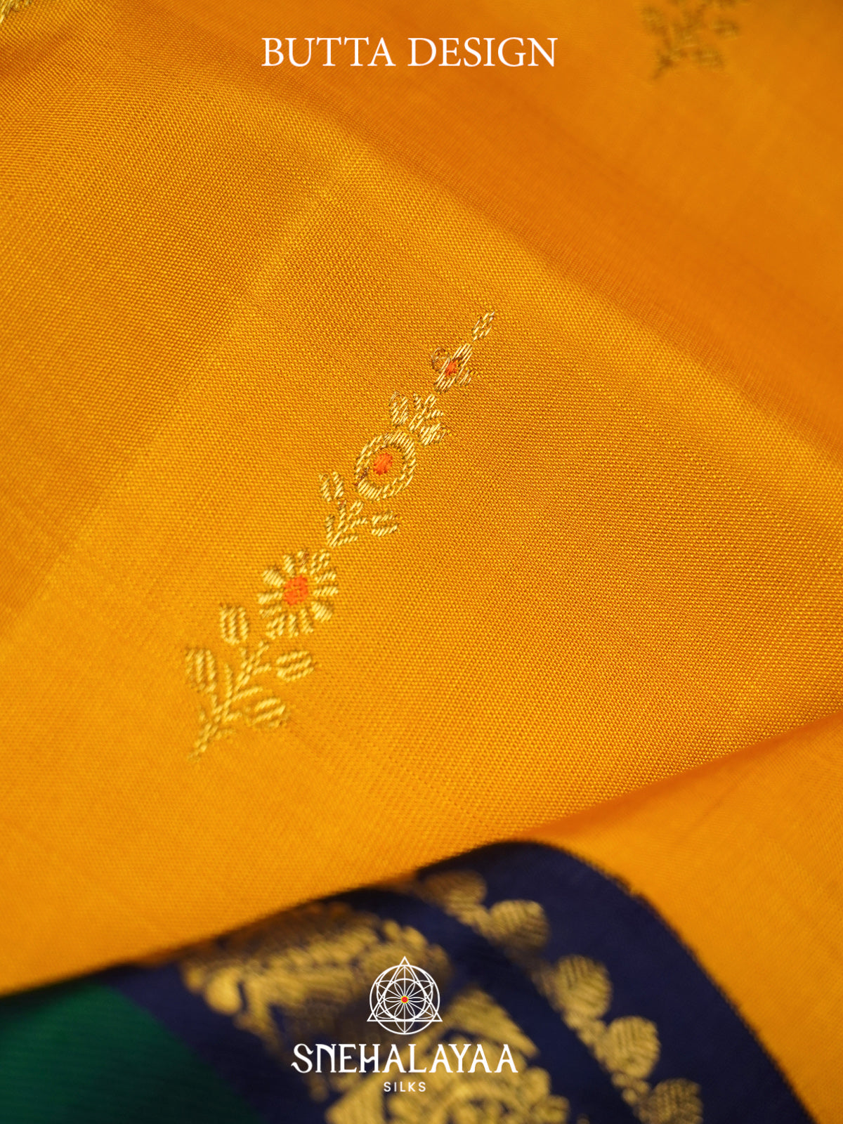 Yellow Kanjivaram Silk Saree with Multicolour Zari Border