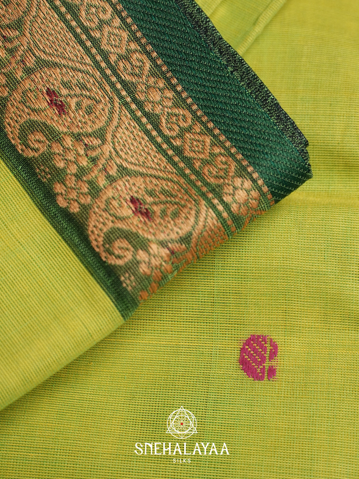 Green Chettinad Cotton Saree