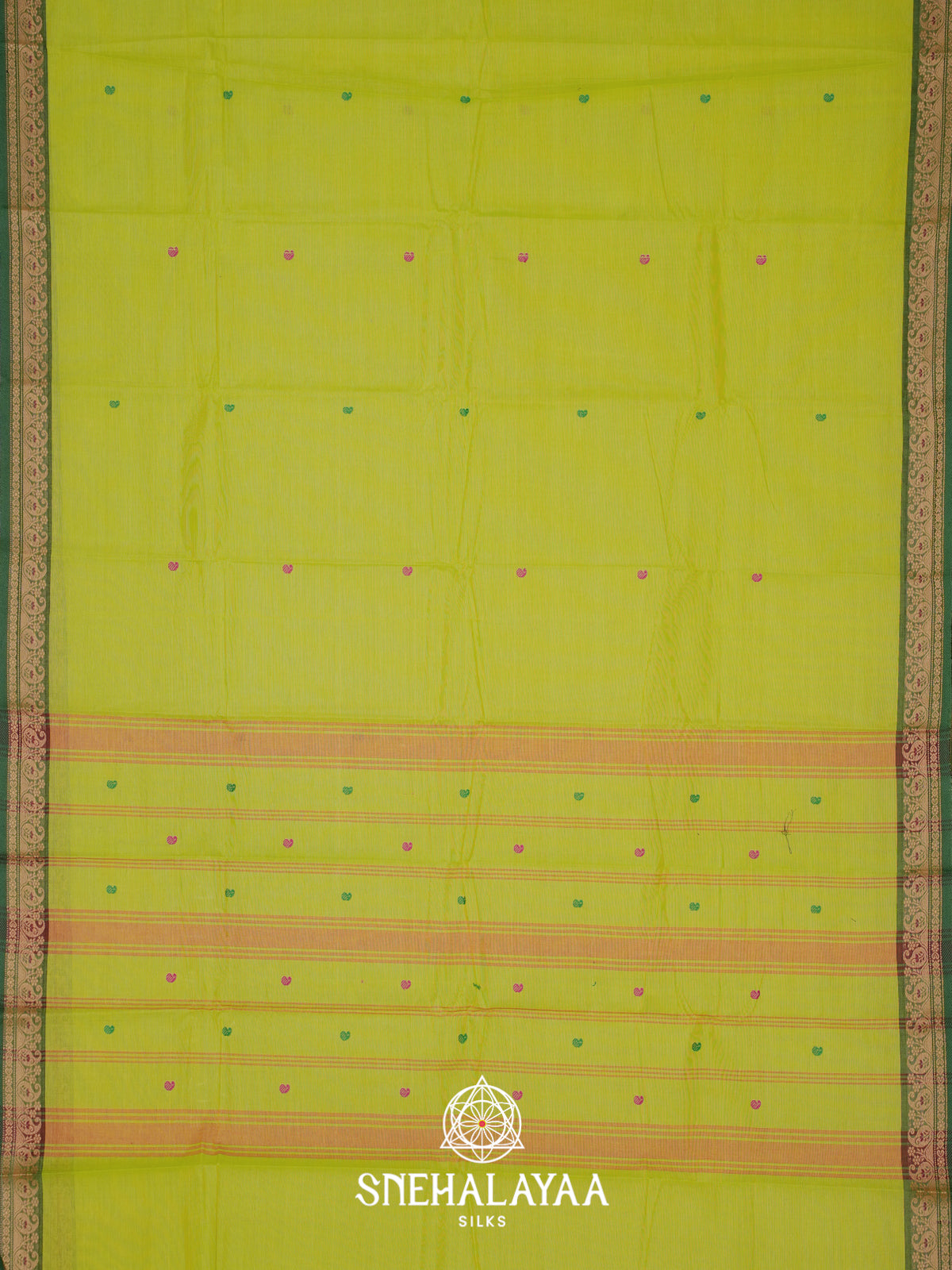 Green Chettinad Cotton Saree