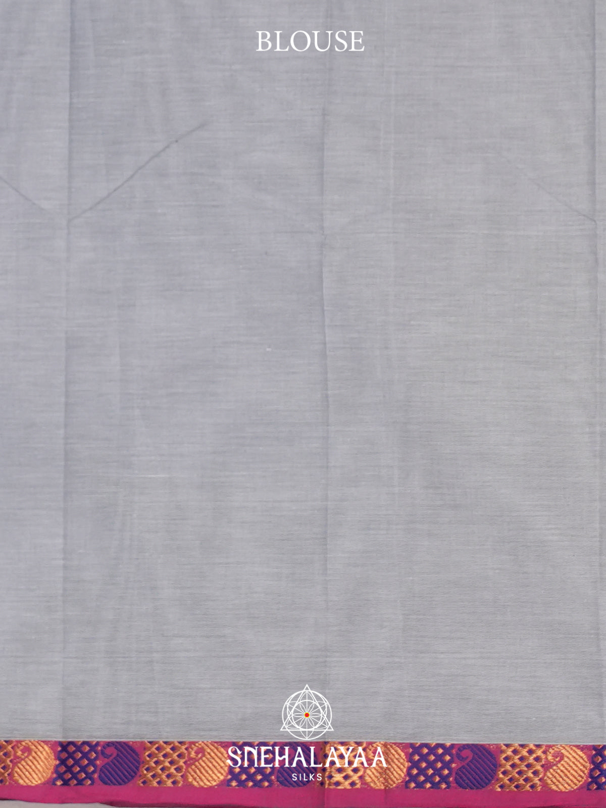 Grey  Chettinad Cotton Saree