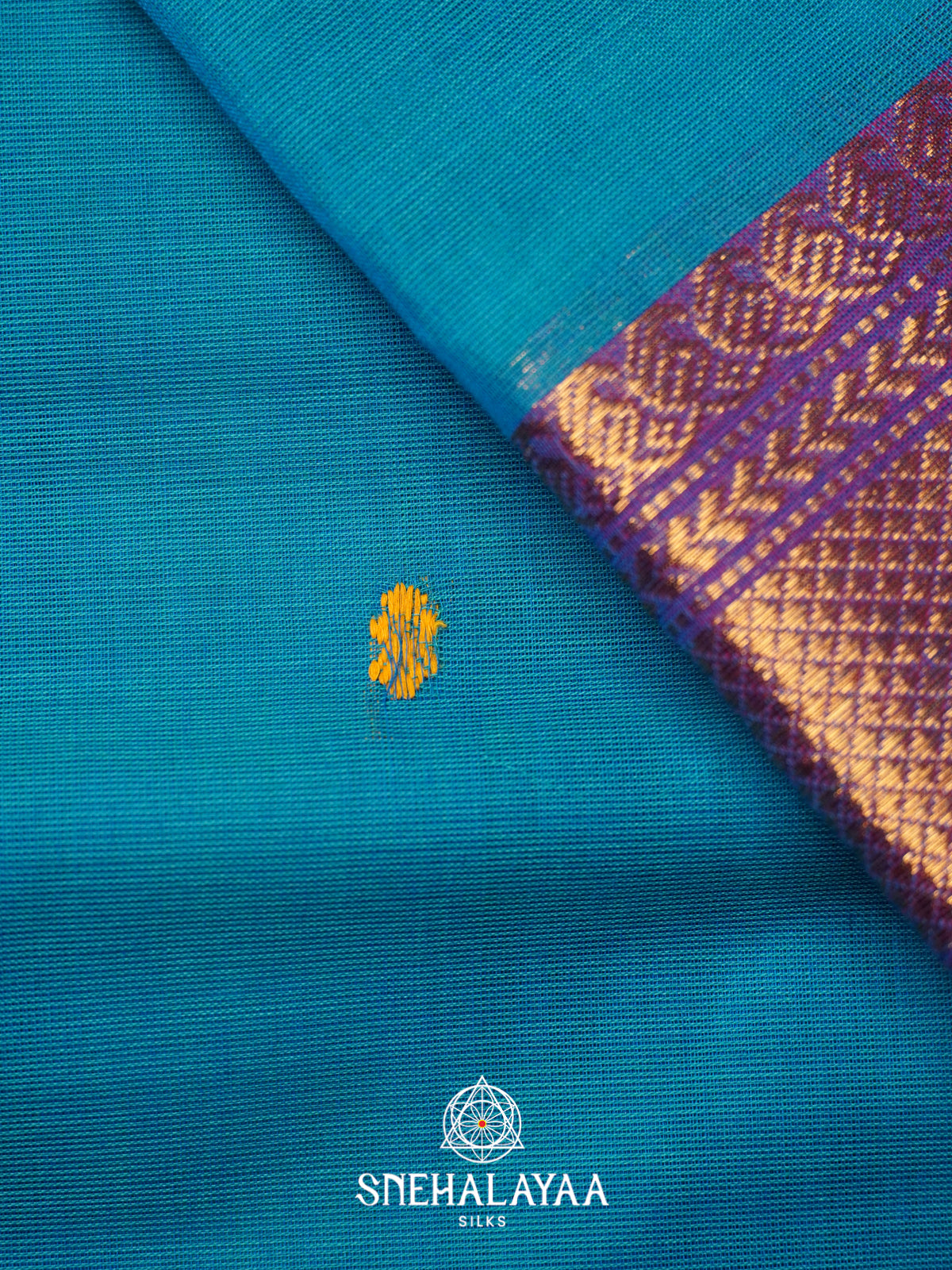 Blue Chettinad Cotton Saree
