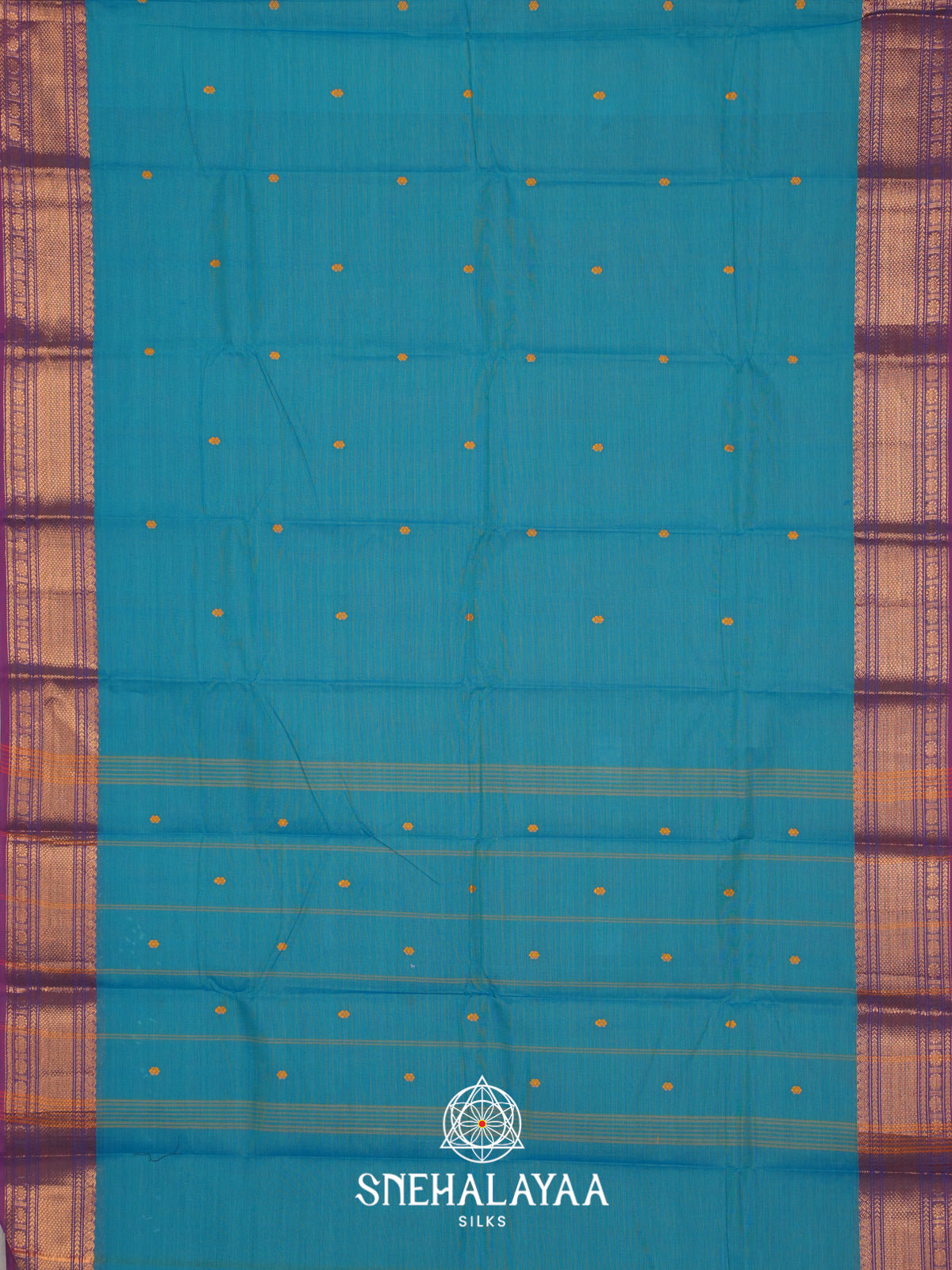 Blue Chettinad Cotton Saree