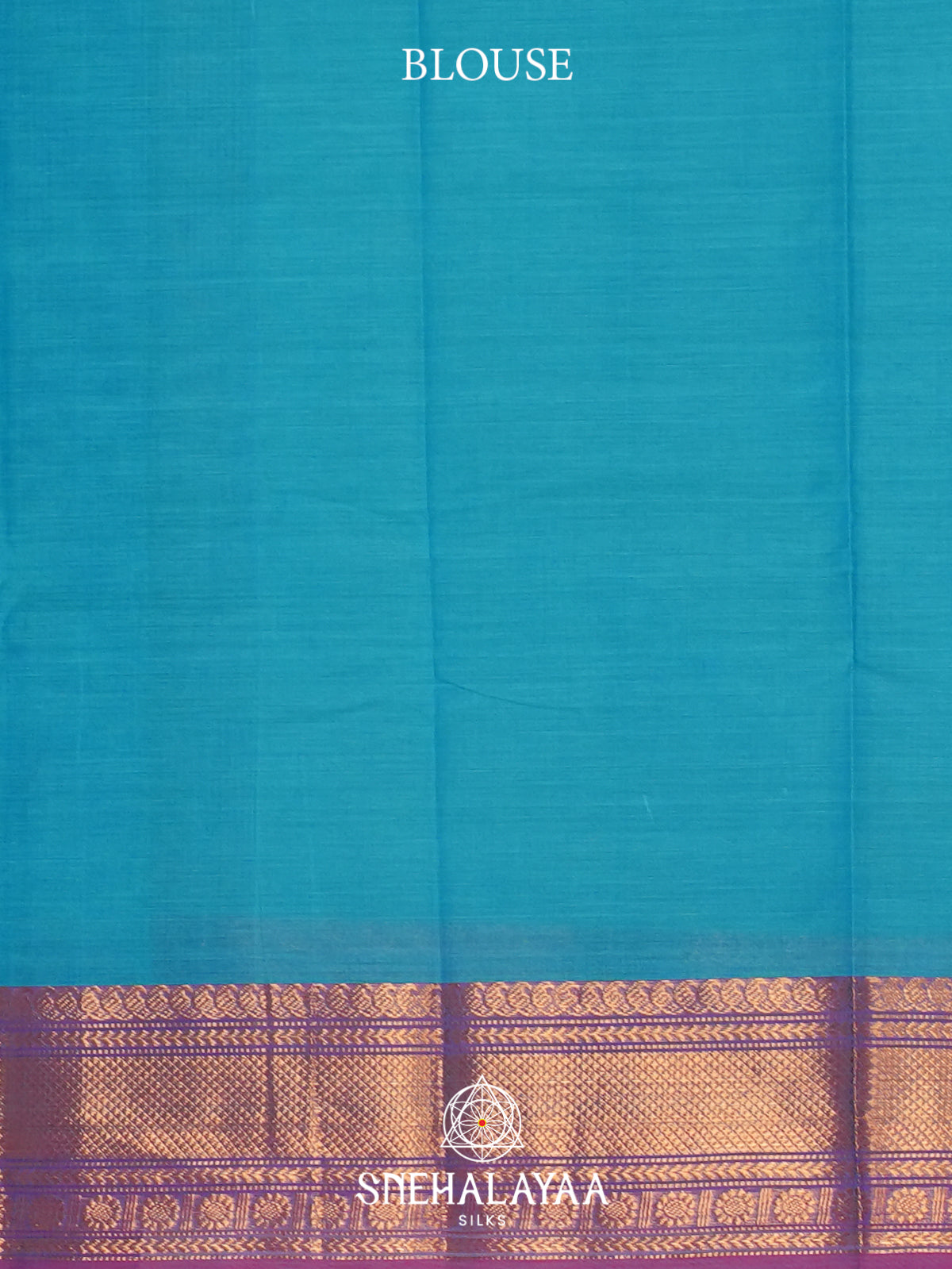 Blue Chettinad Cotton Saree