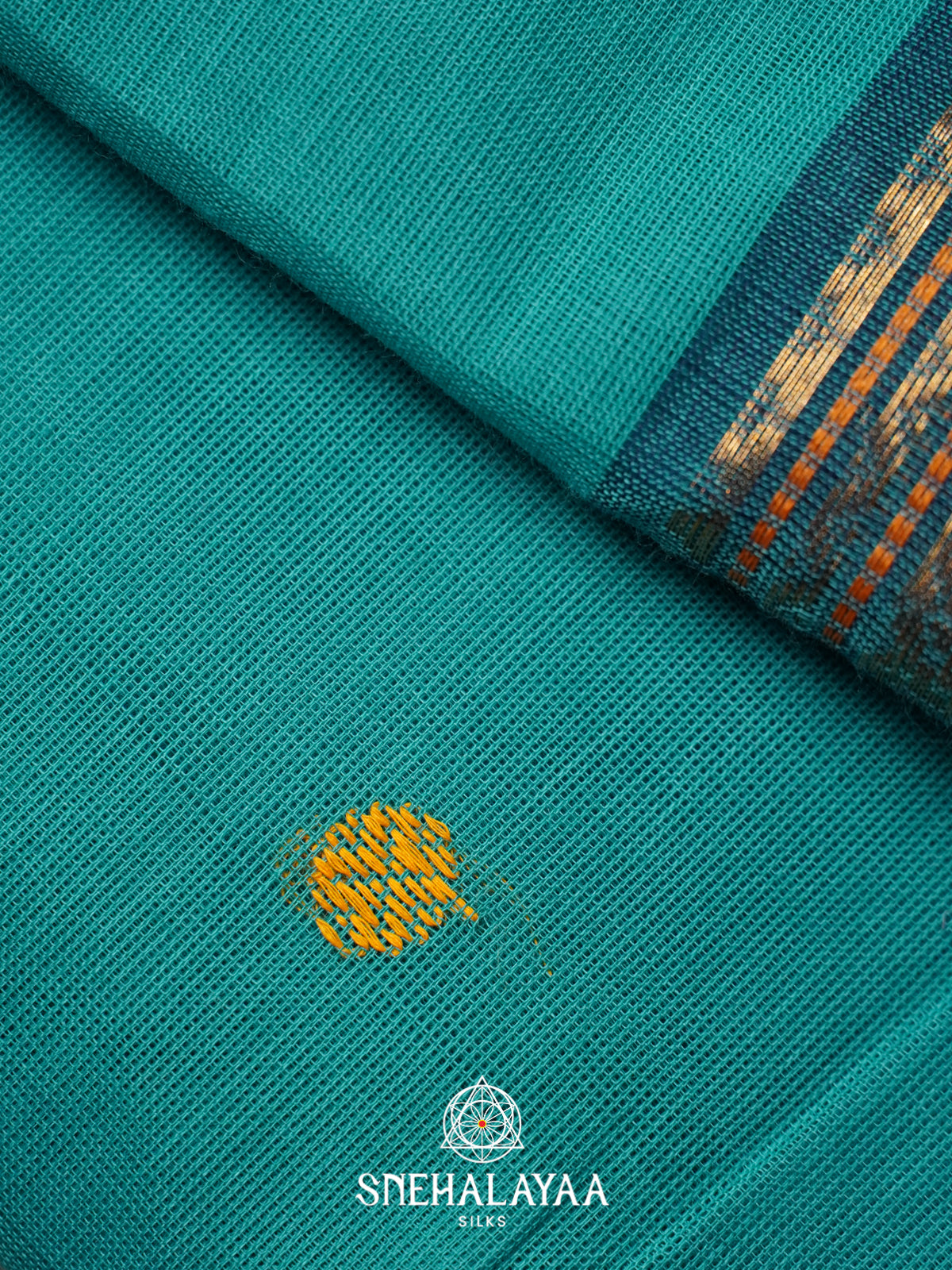 Blue Chettinad Cotton Saree