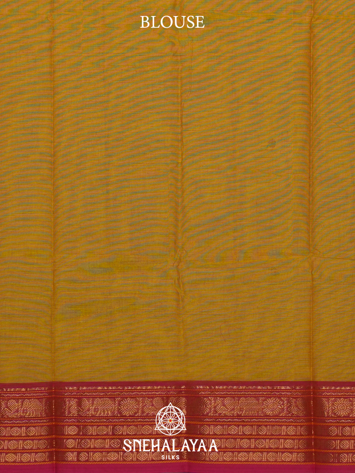 Yellow Chettinad Cotton Saree
