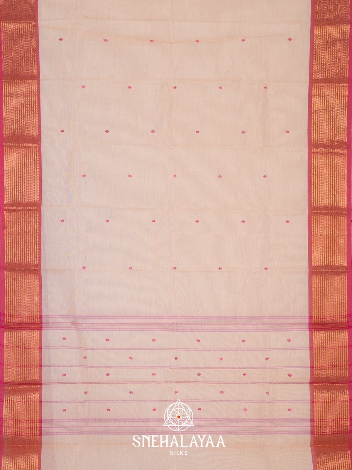Onion Pink Chettinad Cotton Saree
