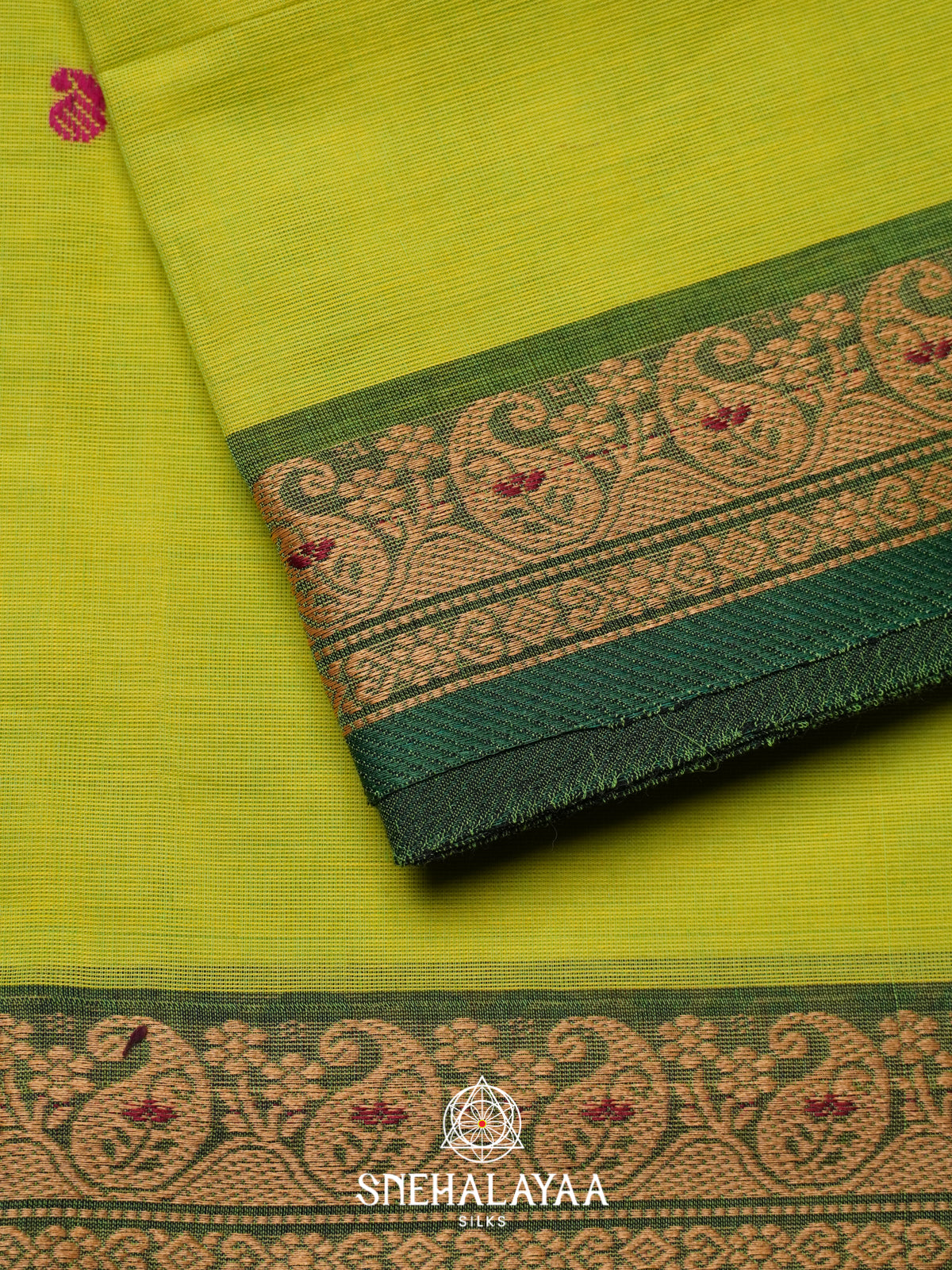 Green Chettinad Cotton Saree