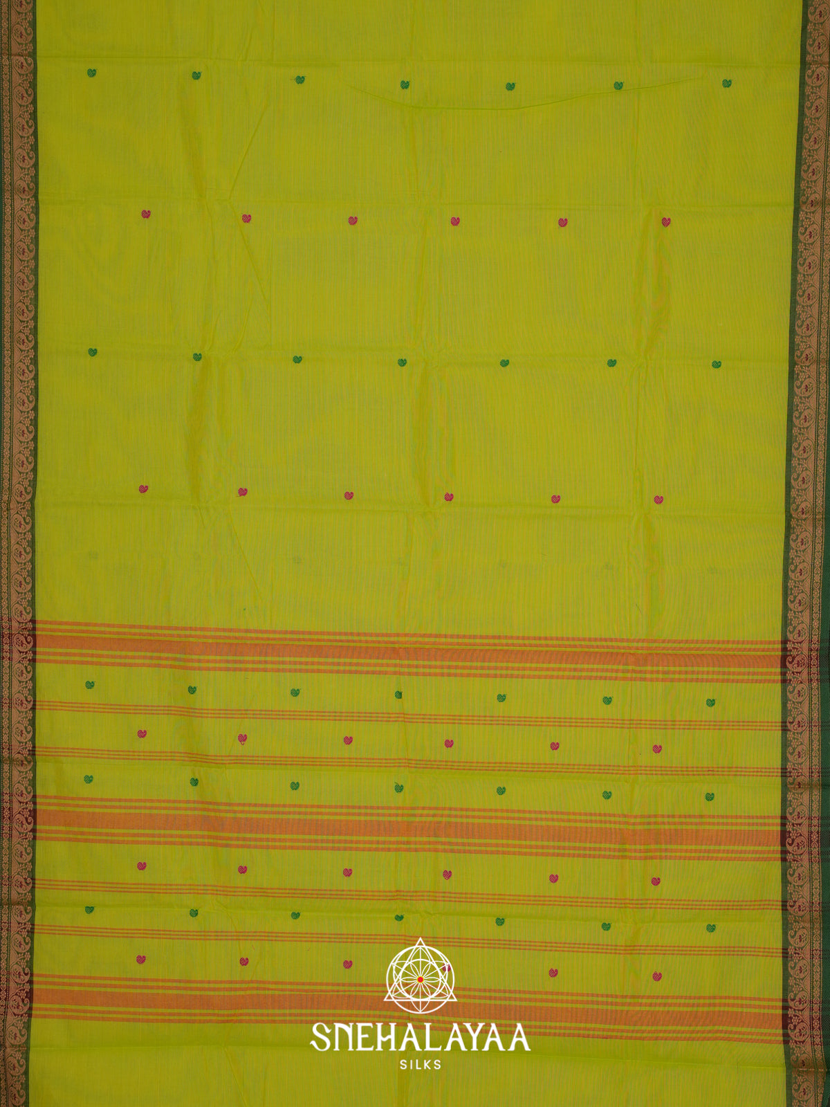 Green Chettinad Cotton Saree