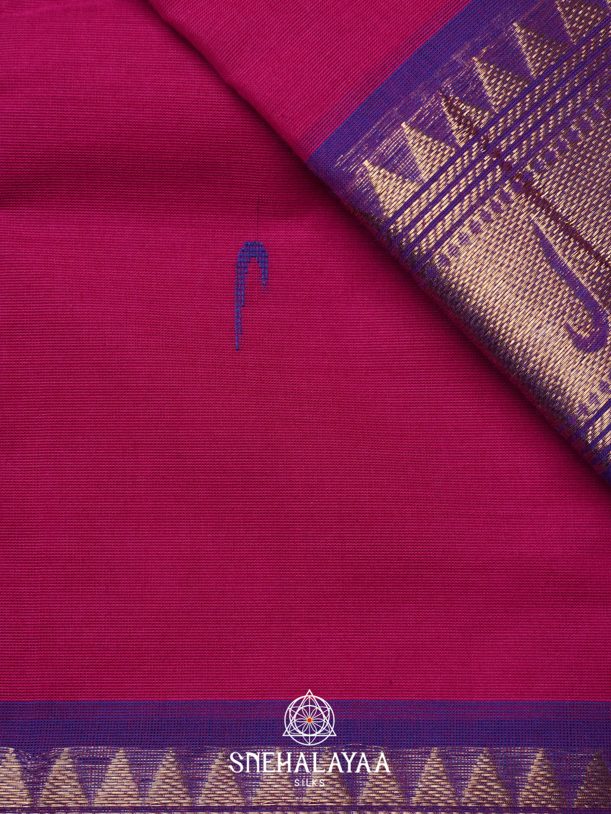 Wine maroon Chettinad Cotton Saree