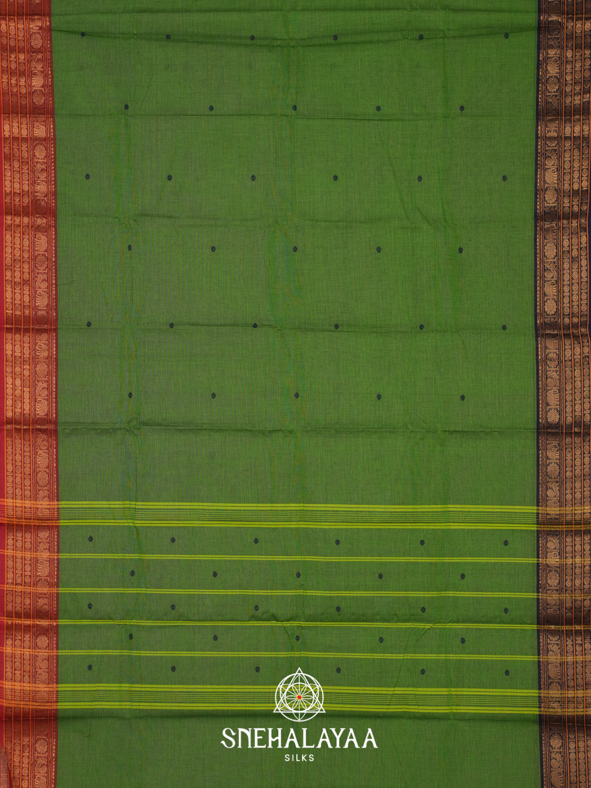 Green Chettinad Cotton Saree