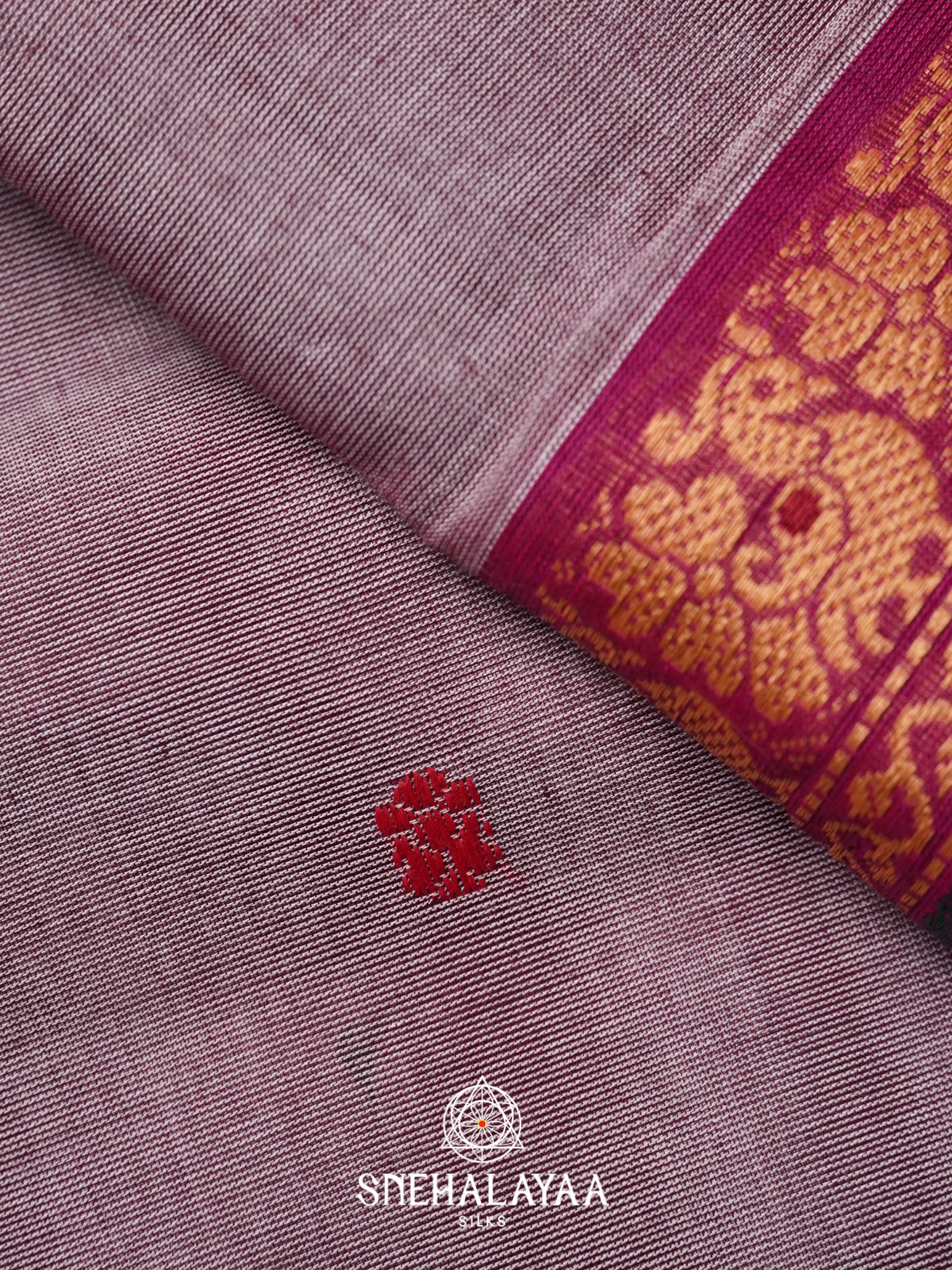 Lavender Chettinad Cotton Saree