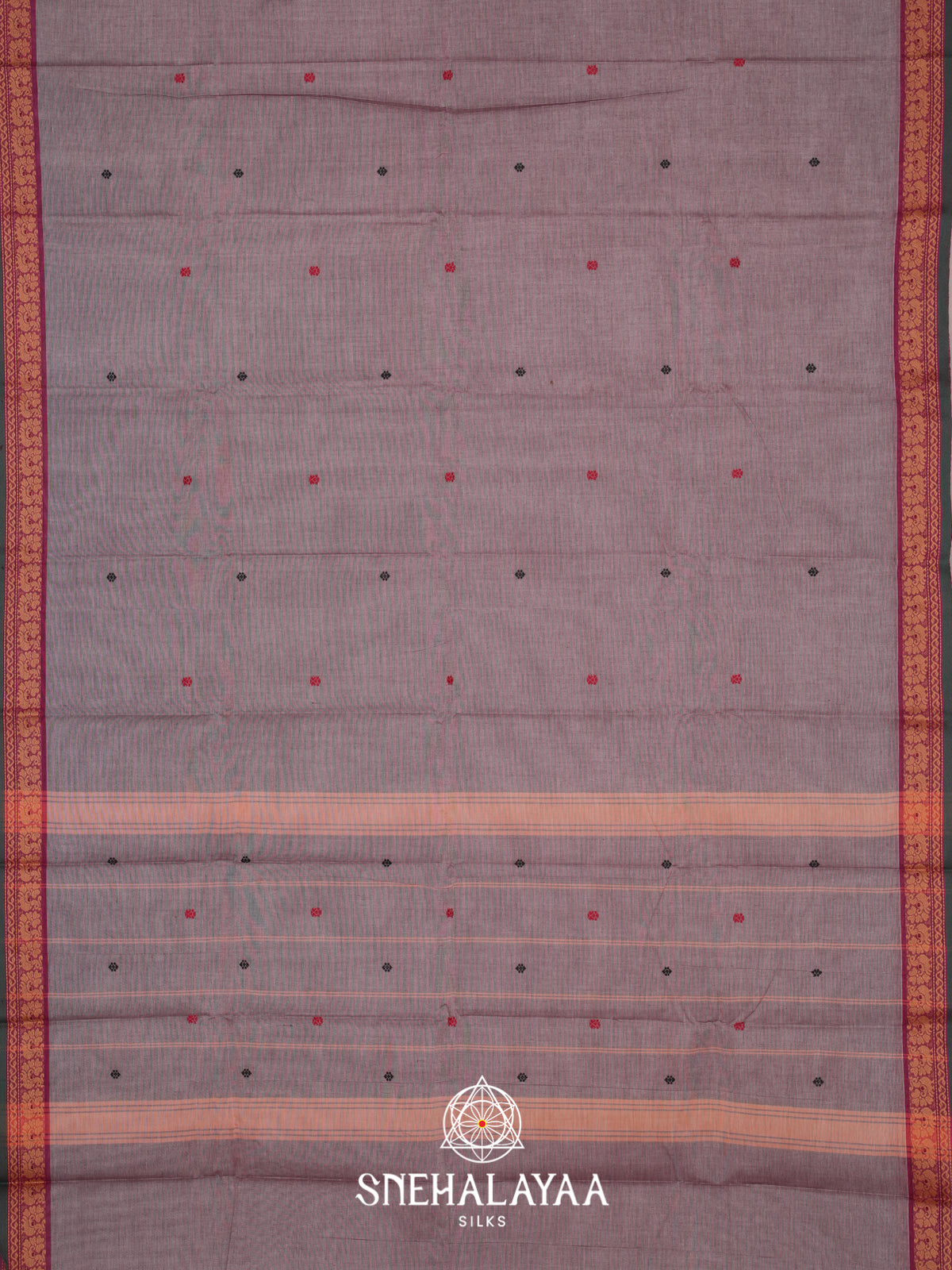 Lavender Chettinad Cotton Saree