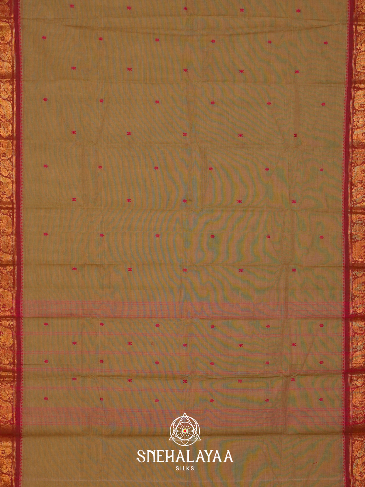 Brown Chettinad Cotton Saree
