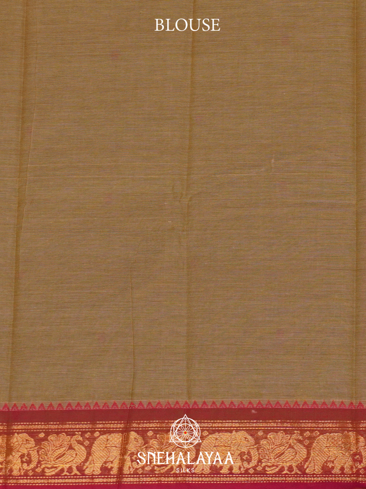 Brown Chettinad Cotton Saree