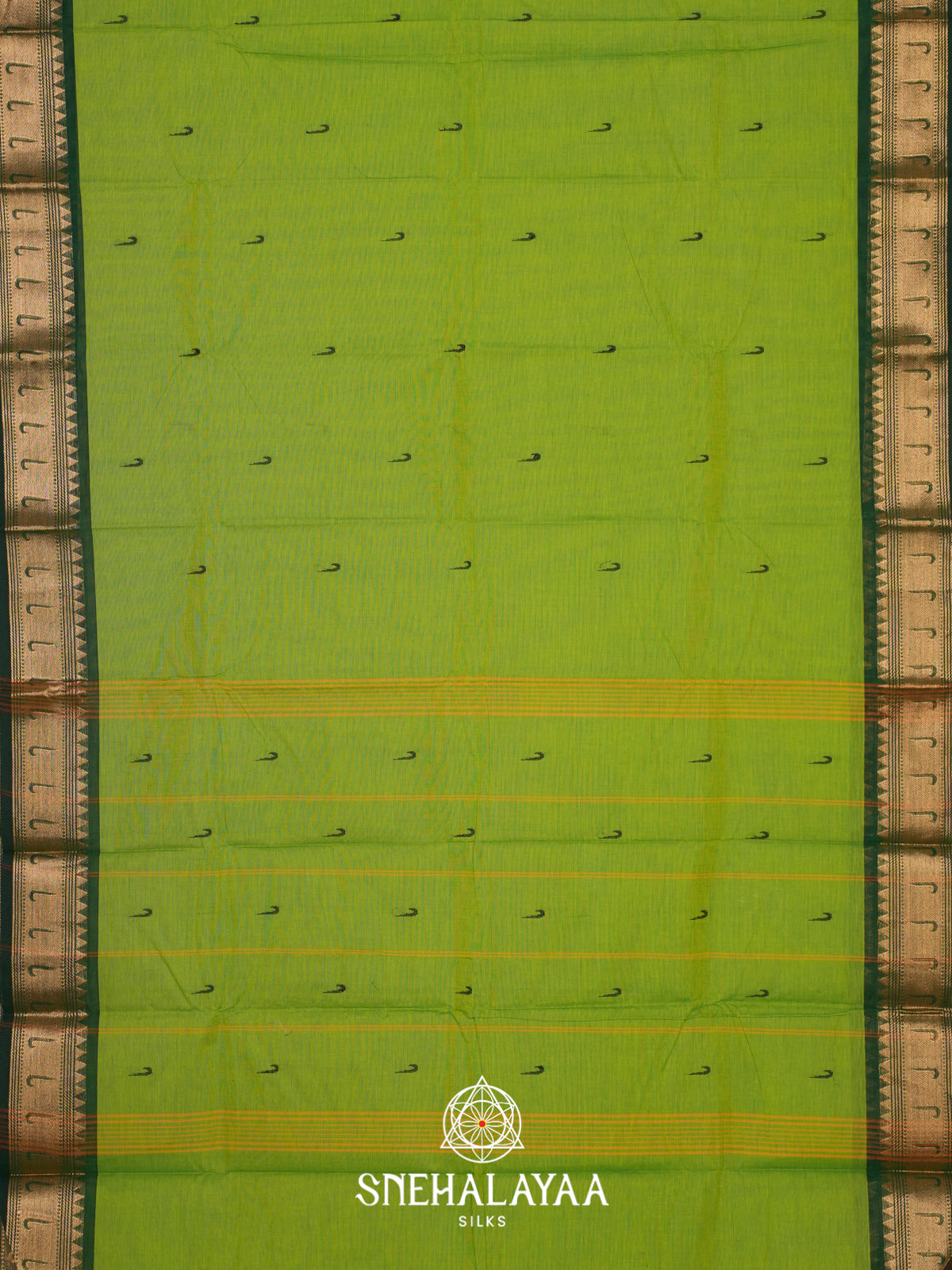 Green Chettinad Cotton Saree