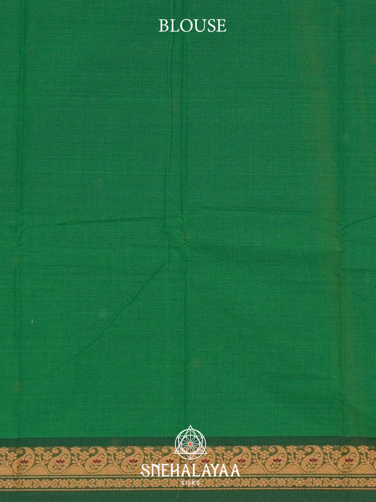 Jate Green Chettinad Cotton Saree