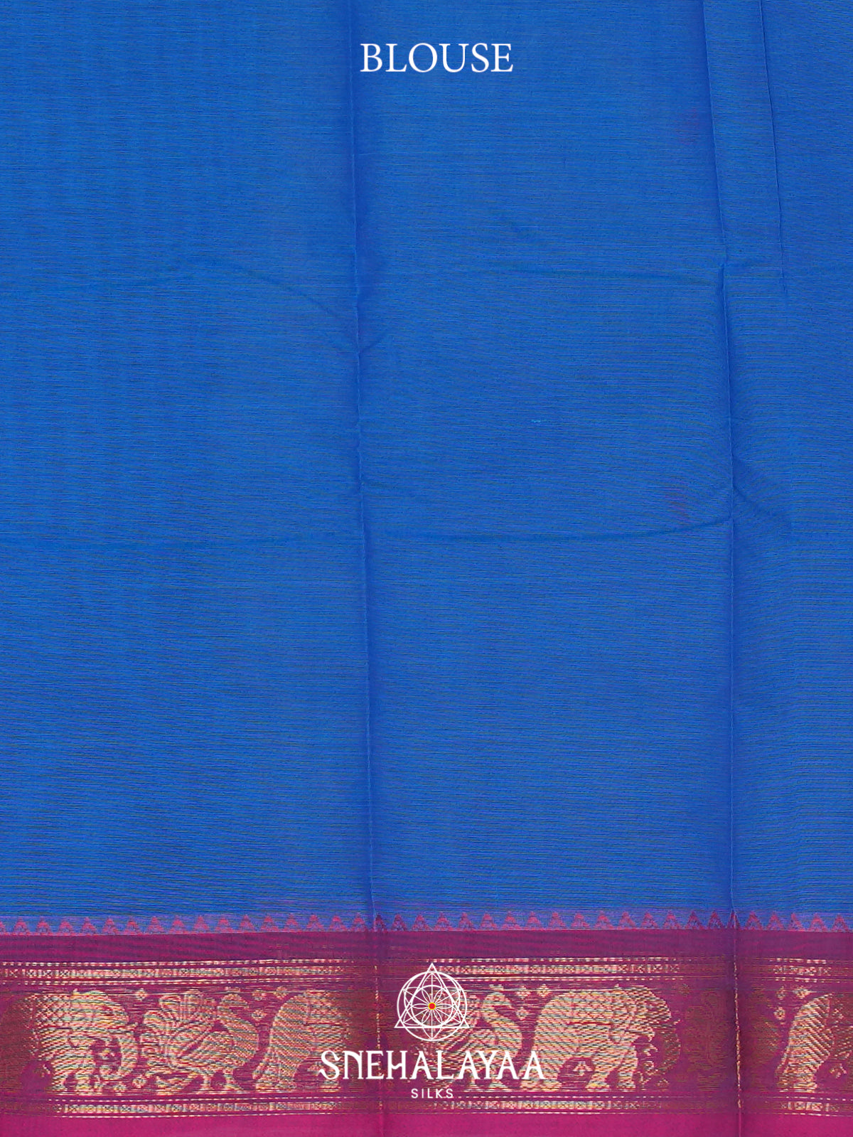Blue Chettinad Cotton Saree