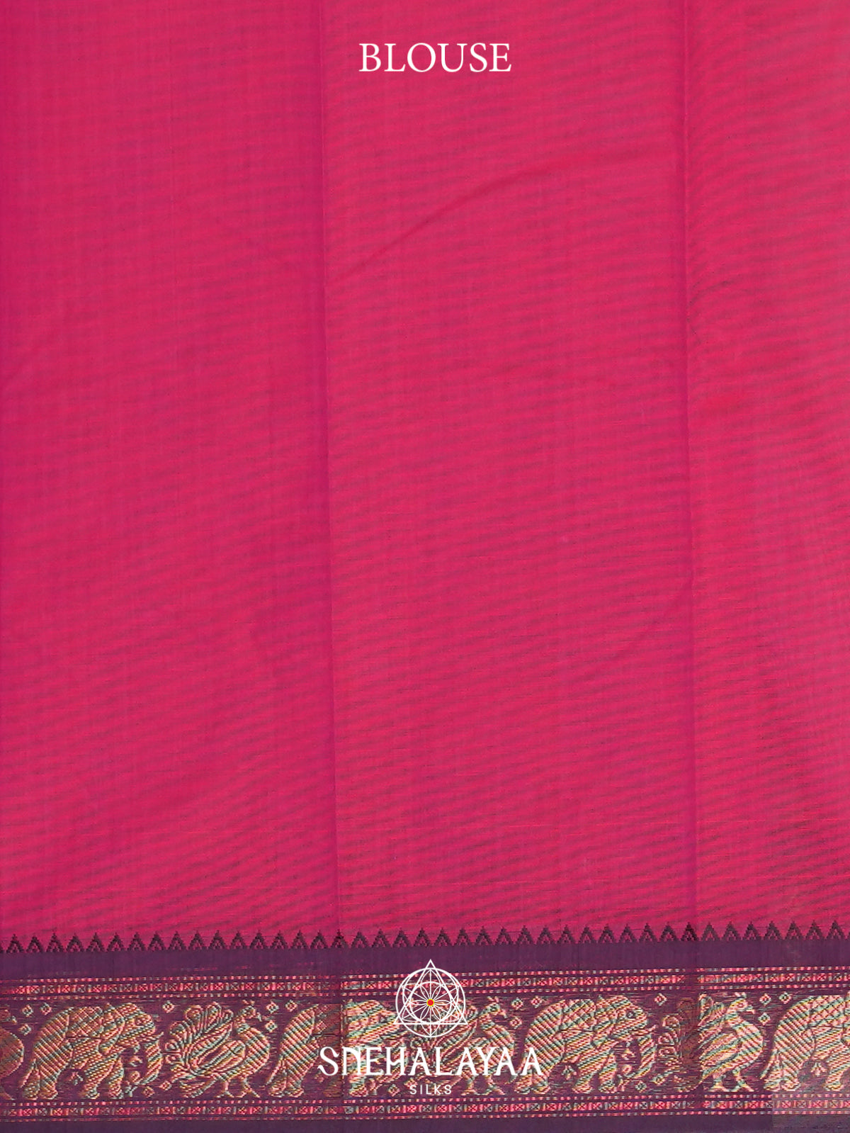Burgundy Chettinad Cotton Saree
