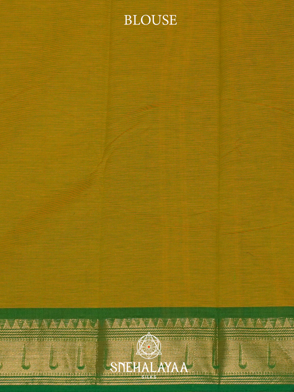 Mustard Yellow Chettinad Cotton Saree