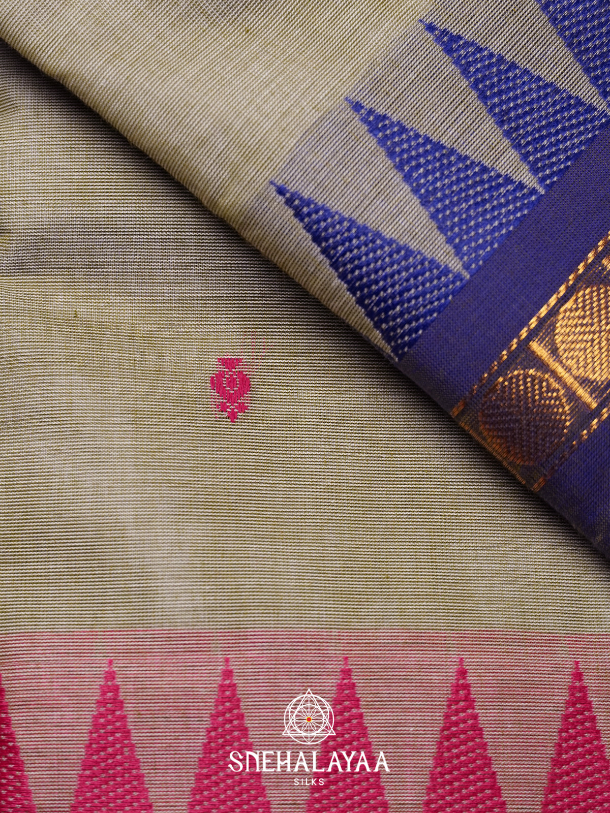 Grey Chettinad Cotton Saree
