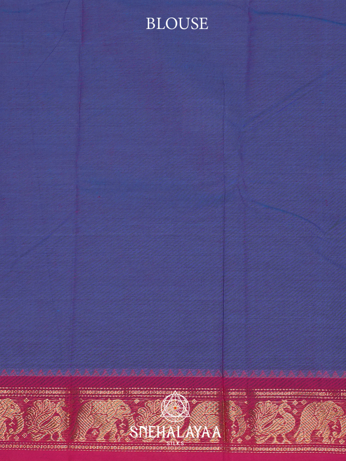 Blue Chettinad Cotton Saree
