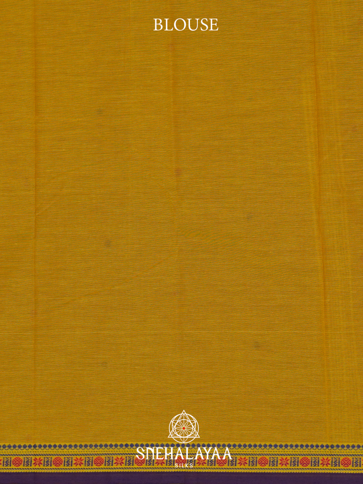 Yellow Chettinad Cotton Saree
