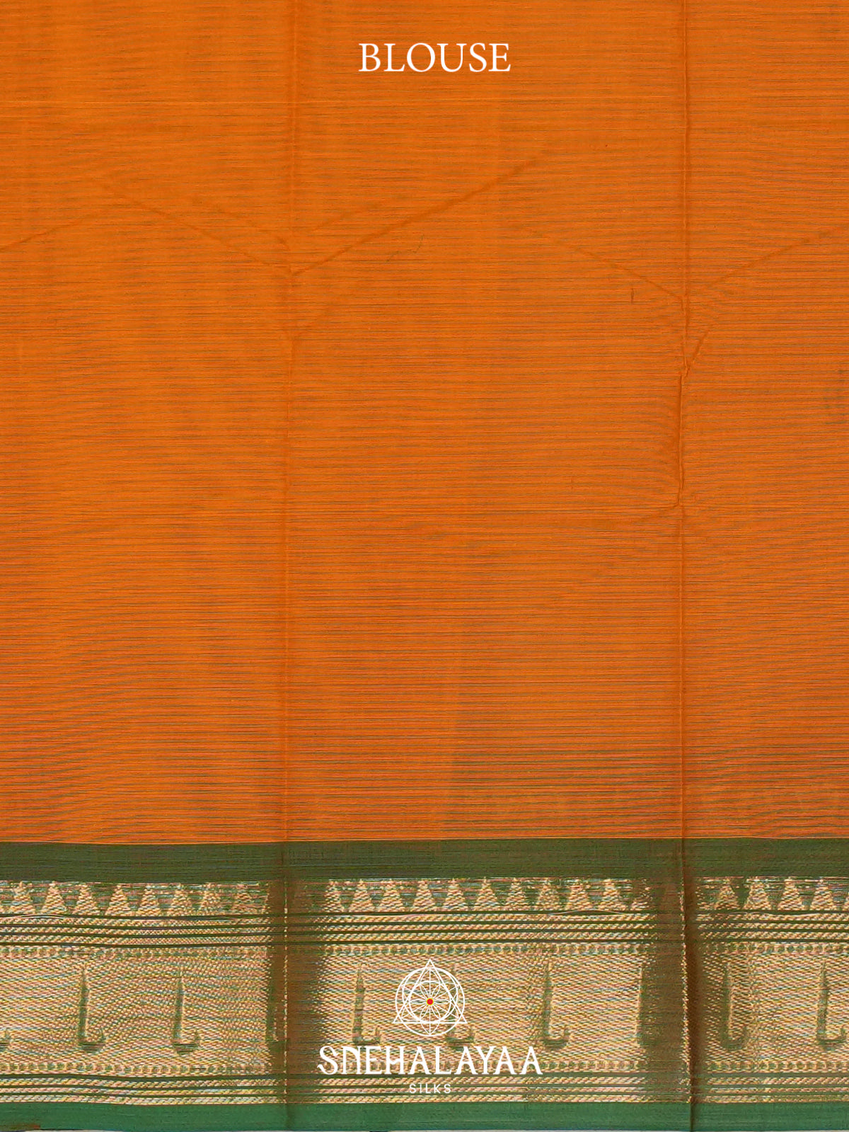 Mustard Brown Chettinad Cotton Saree