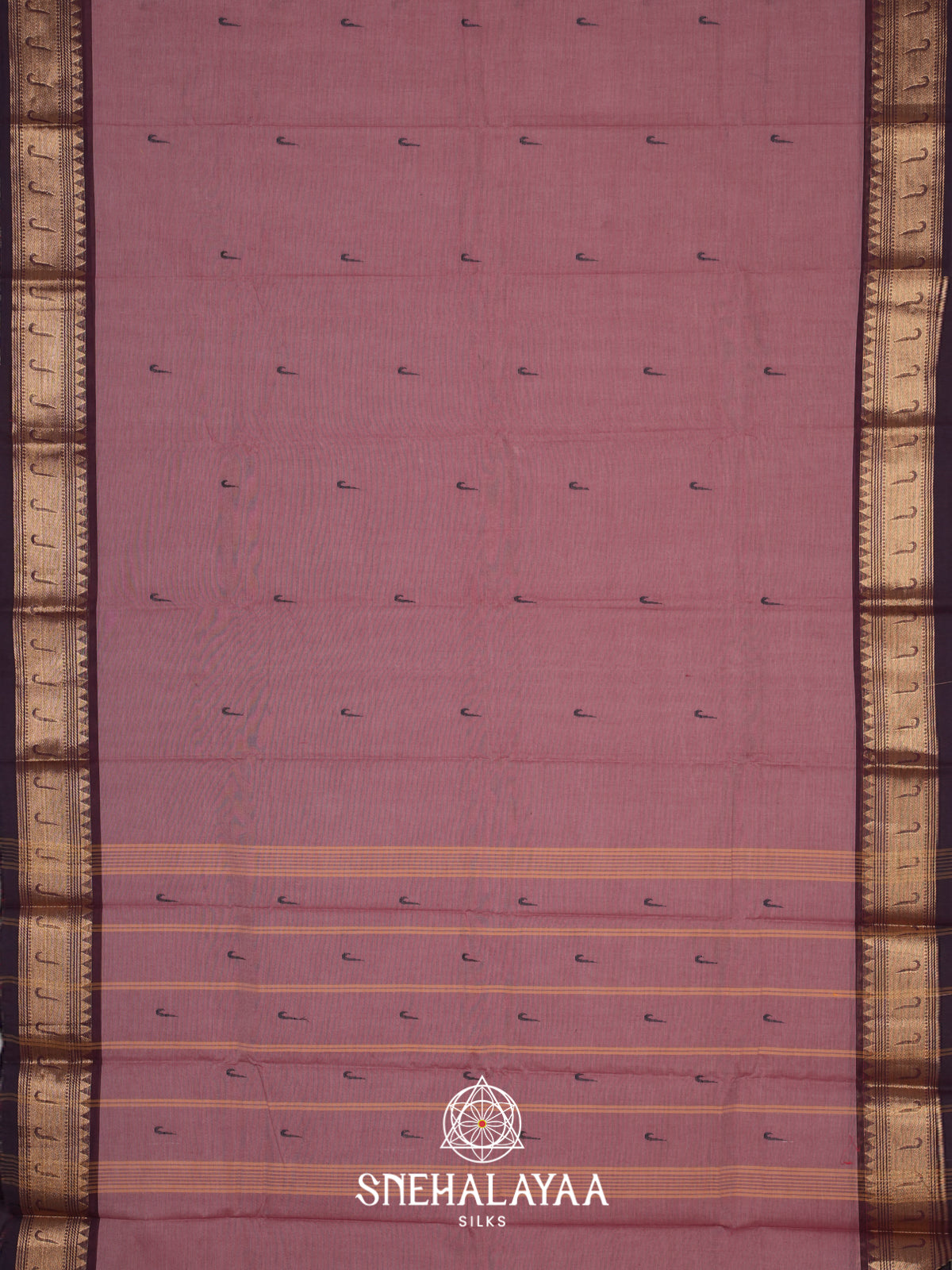 Lavender Chettinad Cotton Saree
