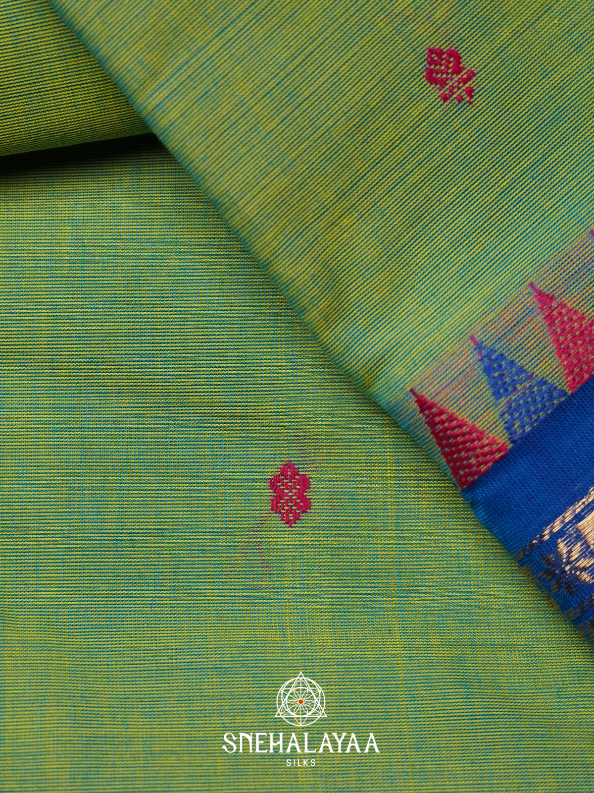 Green Chettinad Cotton Saree