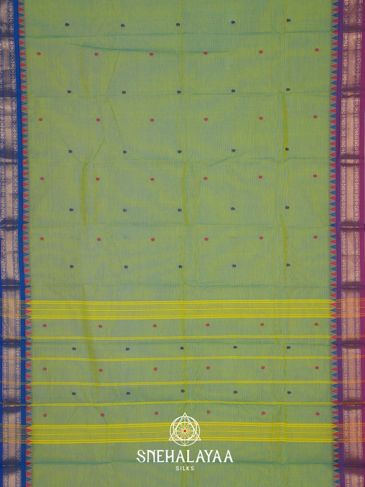 Green Chettinad Cotton Saree