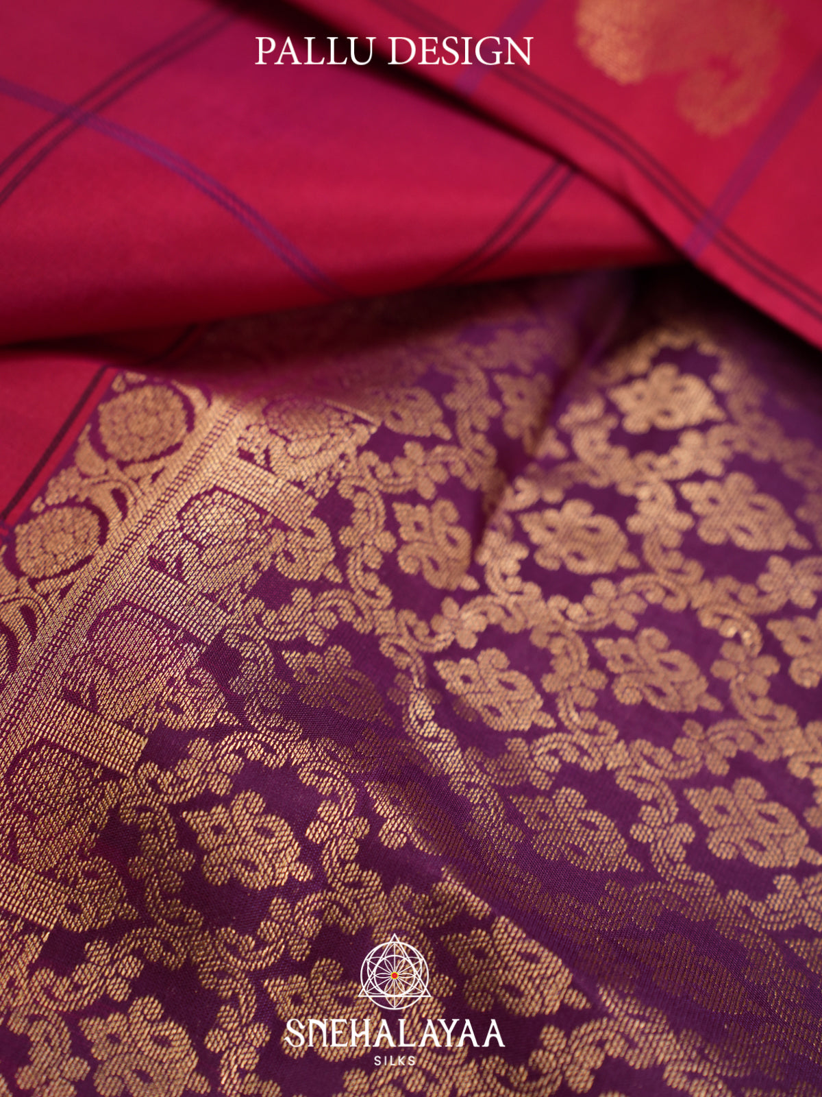 Rani Pink Kanjivaram Silk Saree