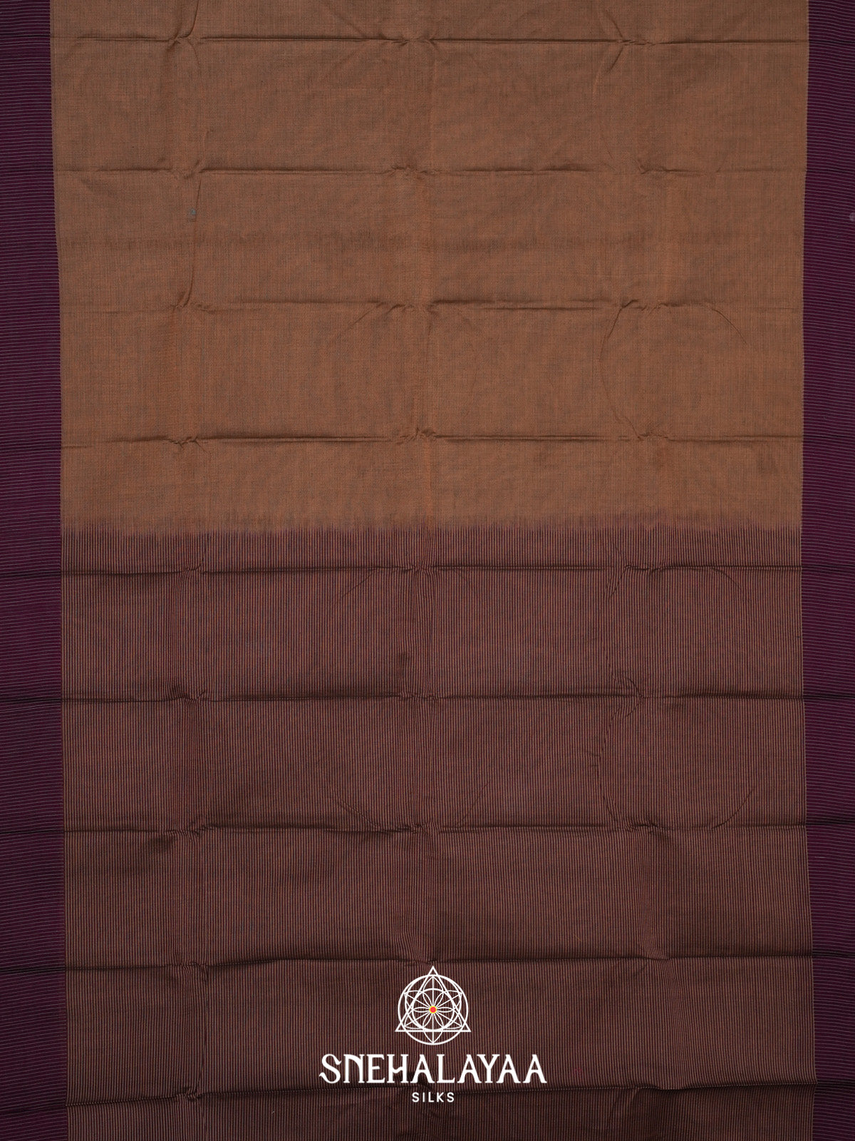 Brown Bengal Cotton Saree