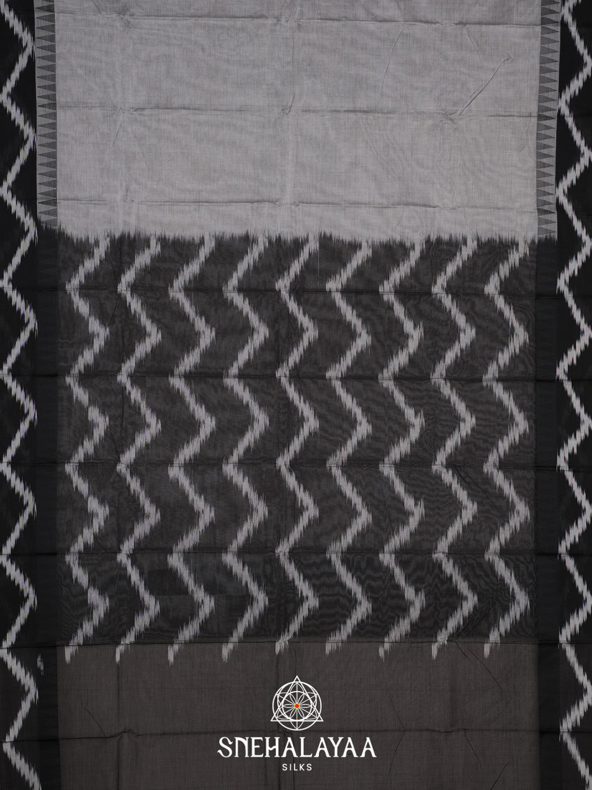 Grey Bengal Cotton Saree