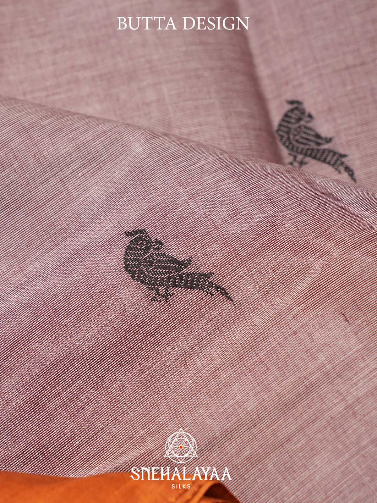 Mauve Kanchi Cotton Saree