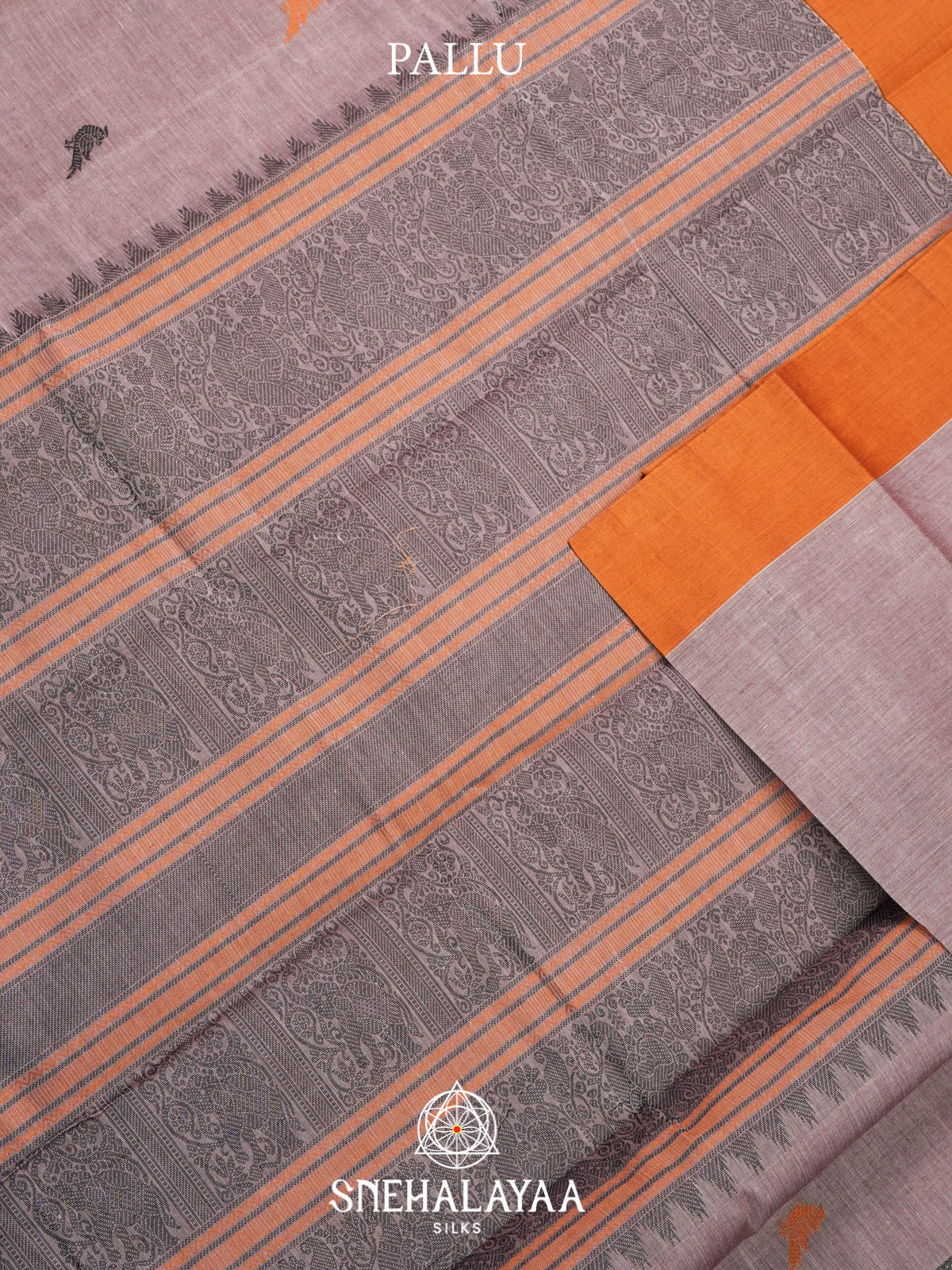 Mauve Kanchi Cotton Saree