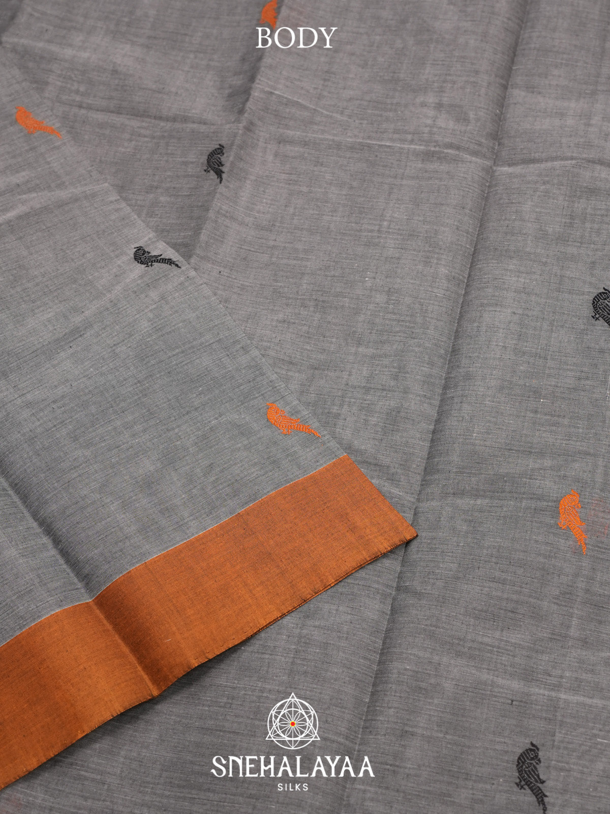 Grey Kanchi Cotton Saree