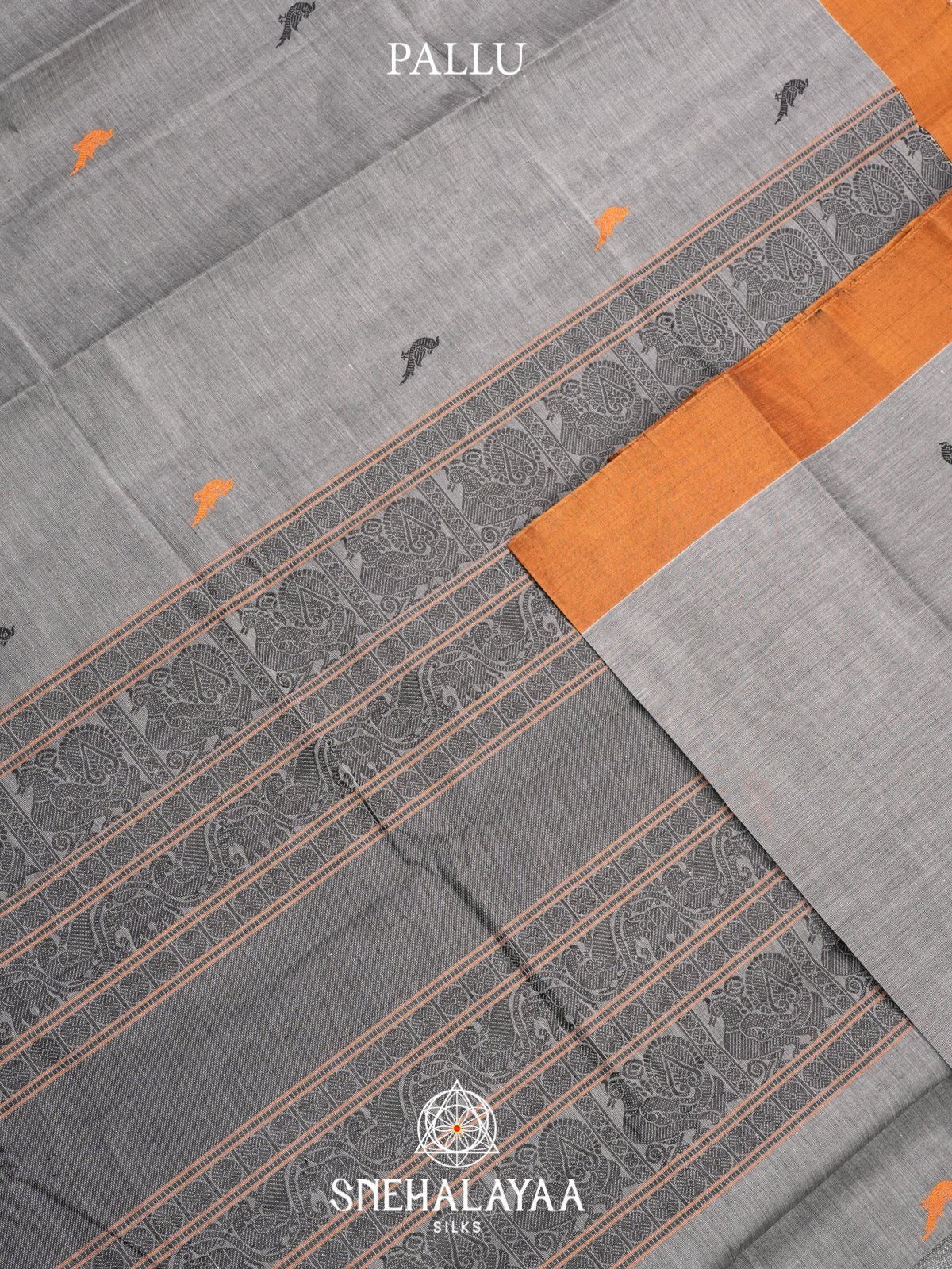 Grey Kanchi Cotton Saree