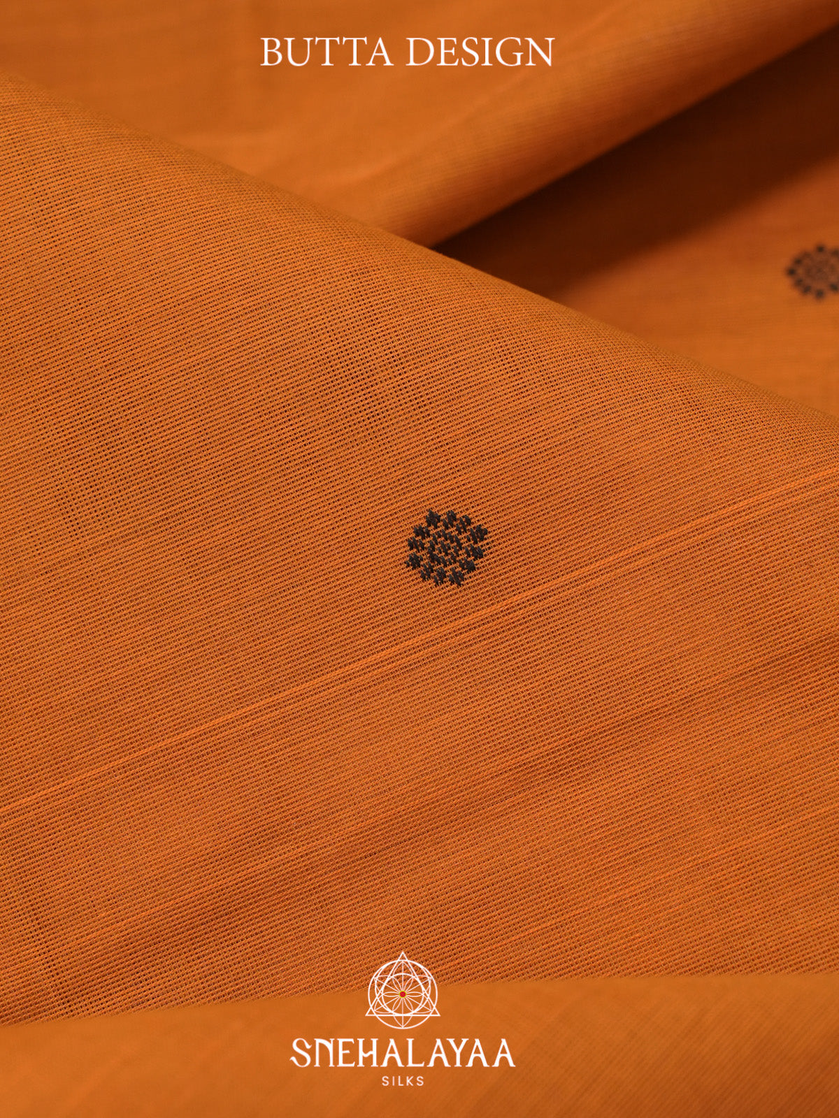 Orange Kanchi Cotton Saree