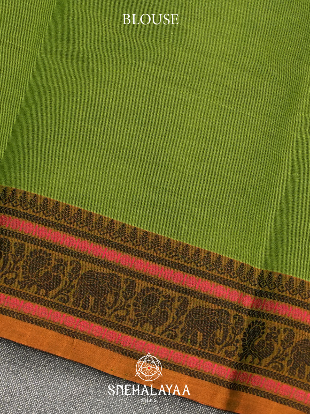 Green Kanchi Cotton Saree