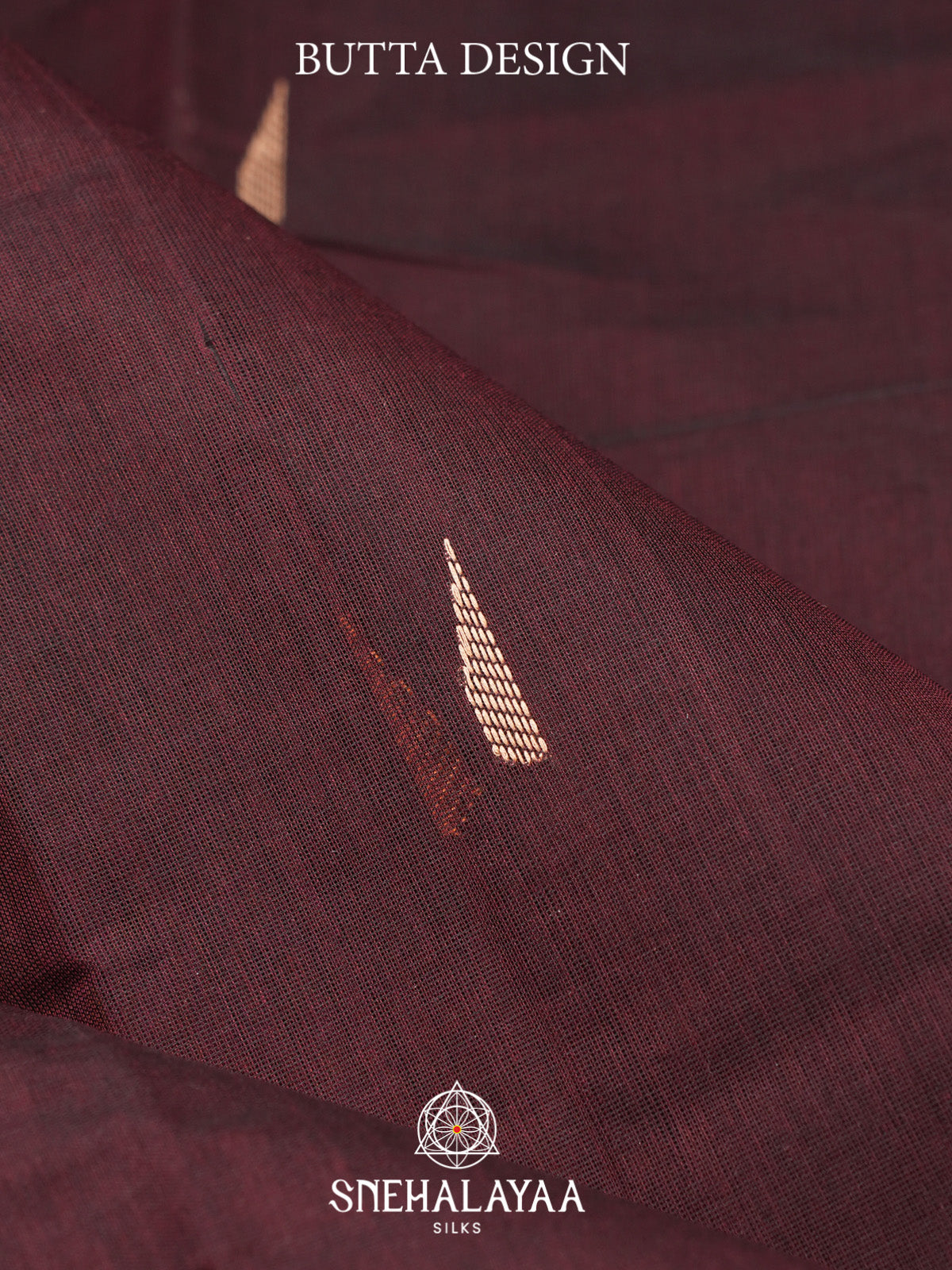 Chocolate Brown Kanchi Cotton Saree