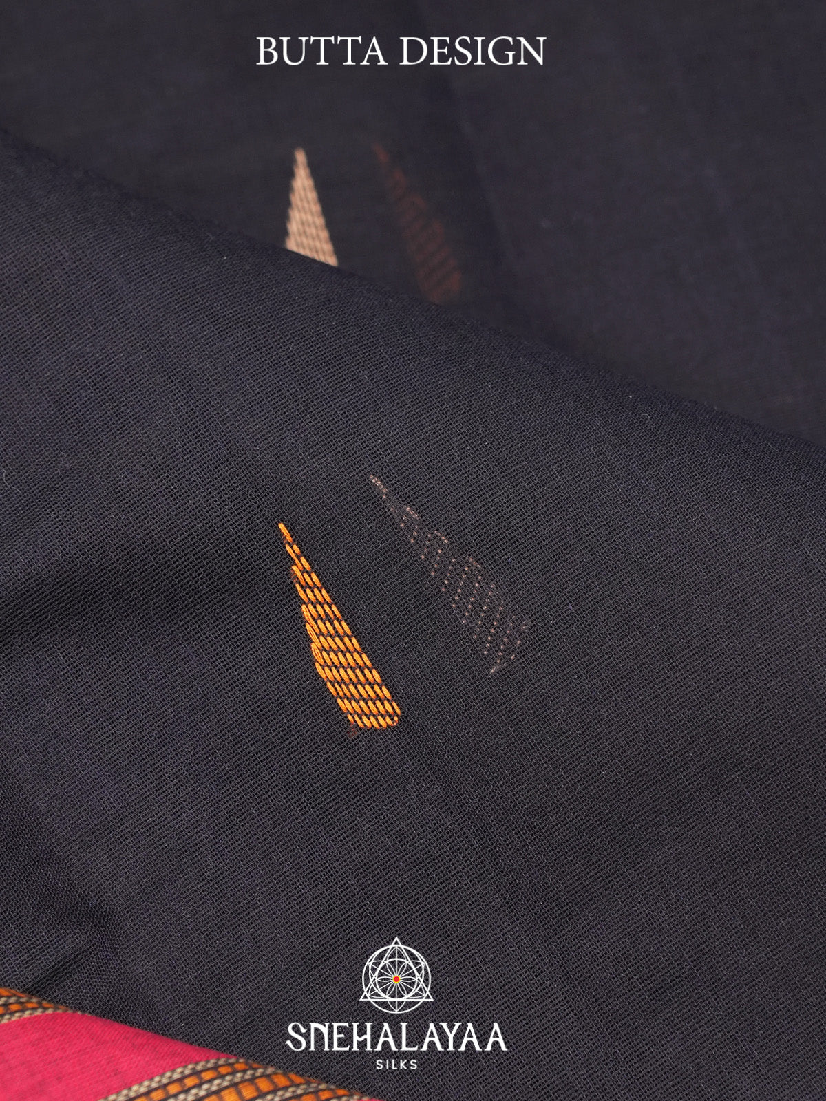 Charcol Black Kanchi Cotton Saree