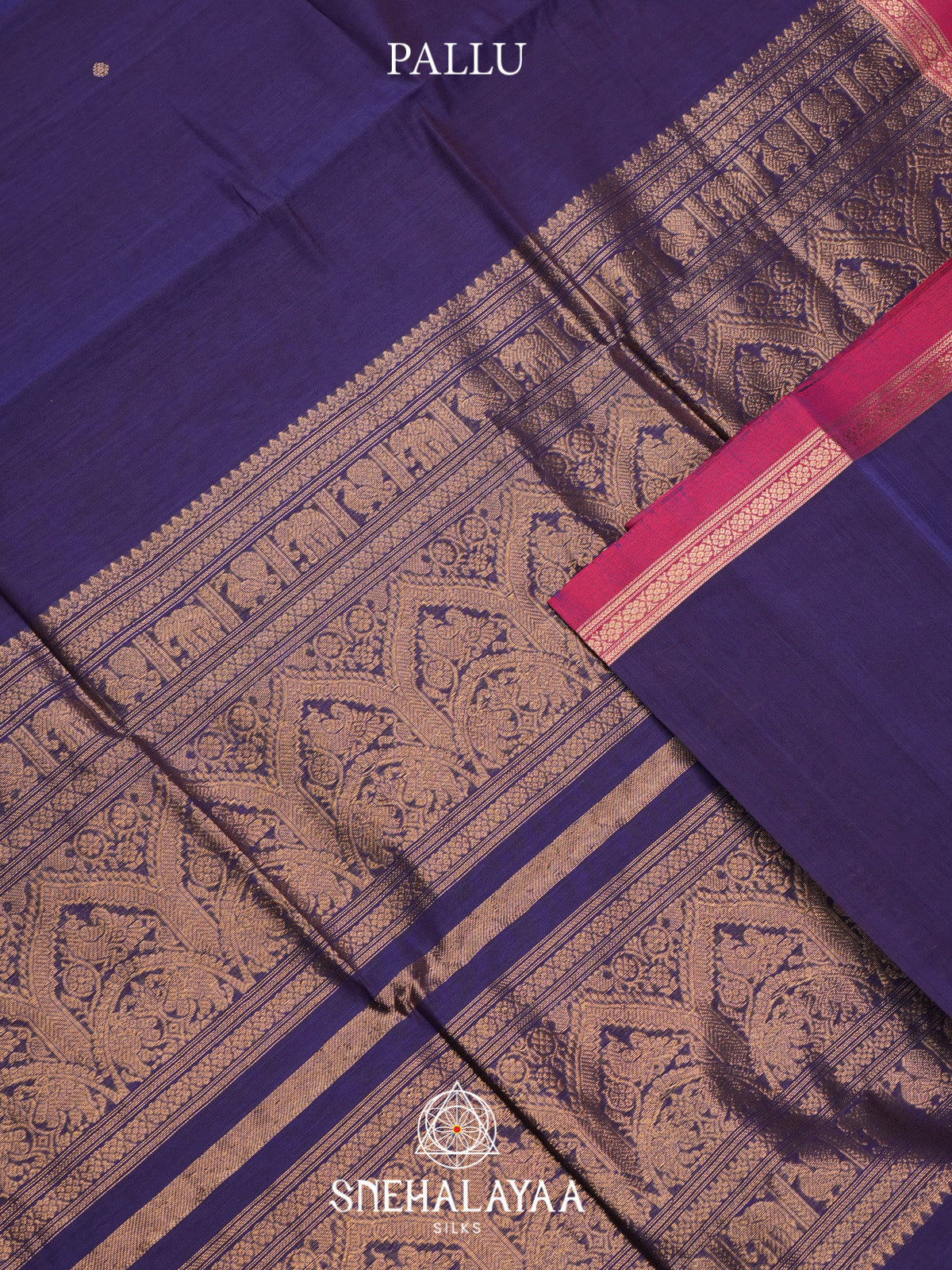 Purple Kanchi Cotton Saree