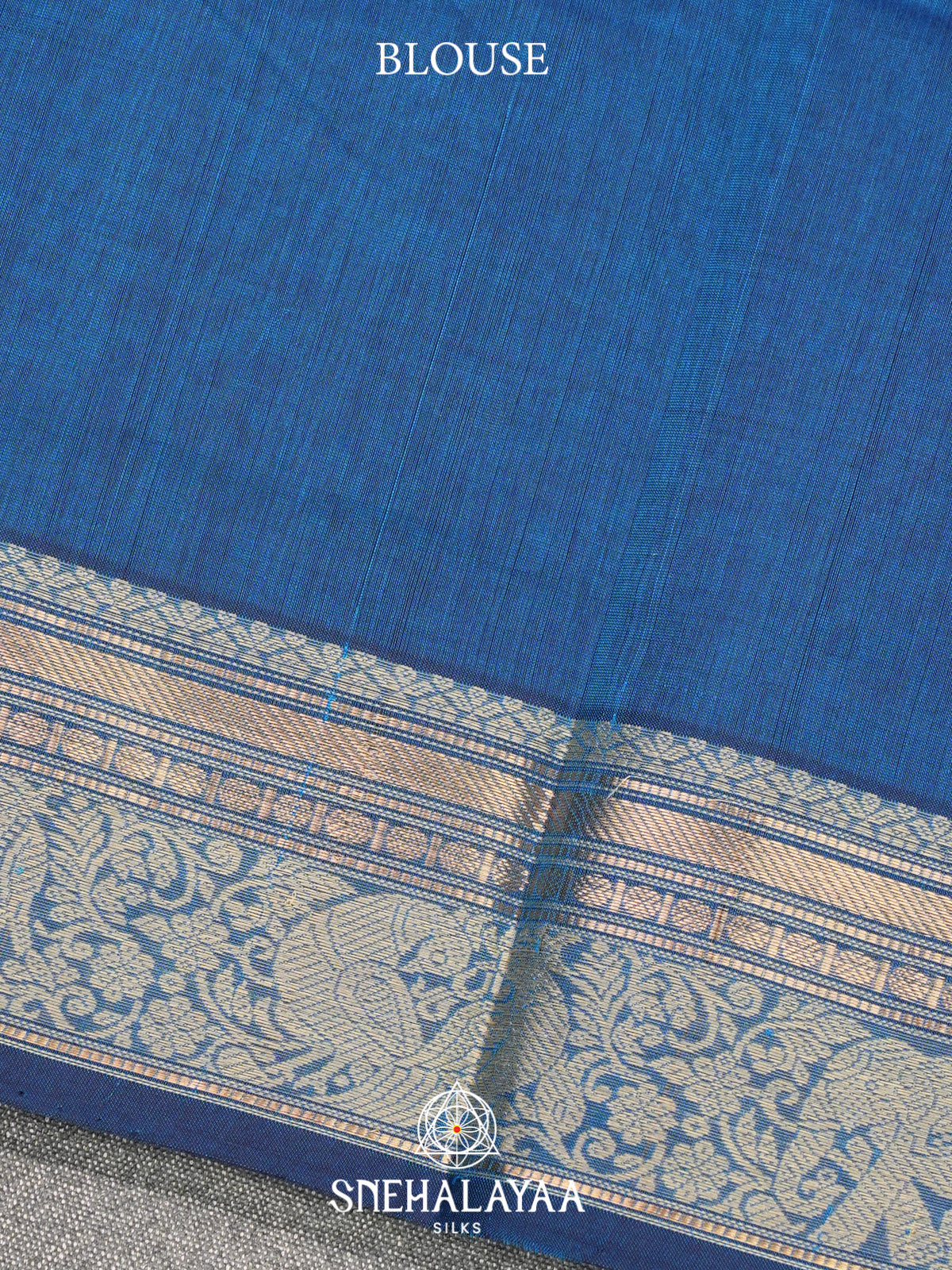 Blue Kanchi Cotton Saree