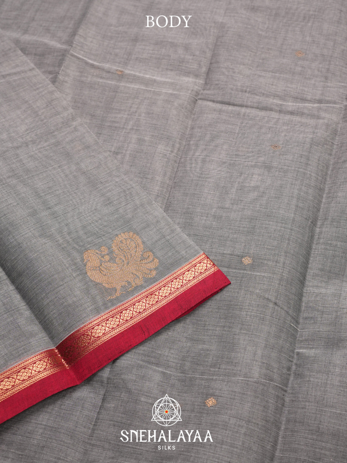 Grey Kanchi Cotton Saree