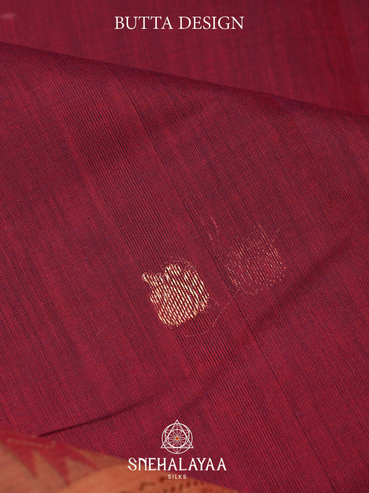 Maroon Kanchi Cotton Saree