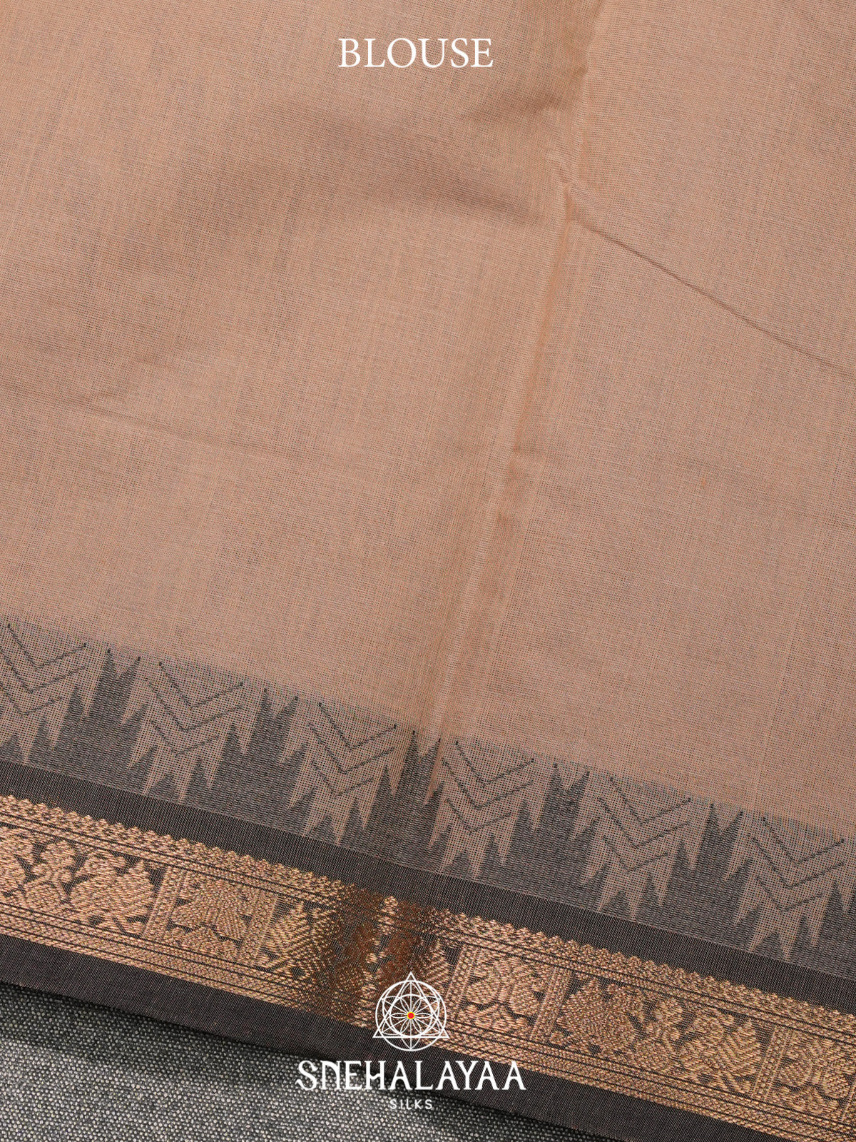 Beige Kanchi Cotton Saree