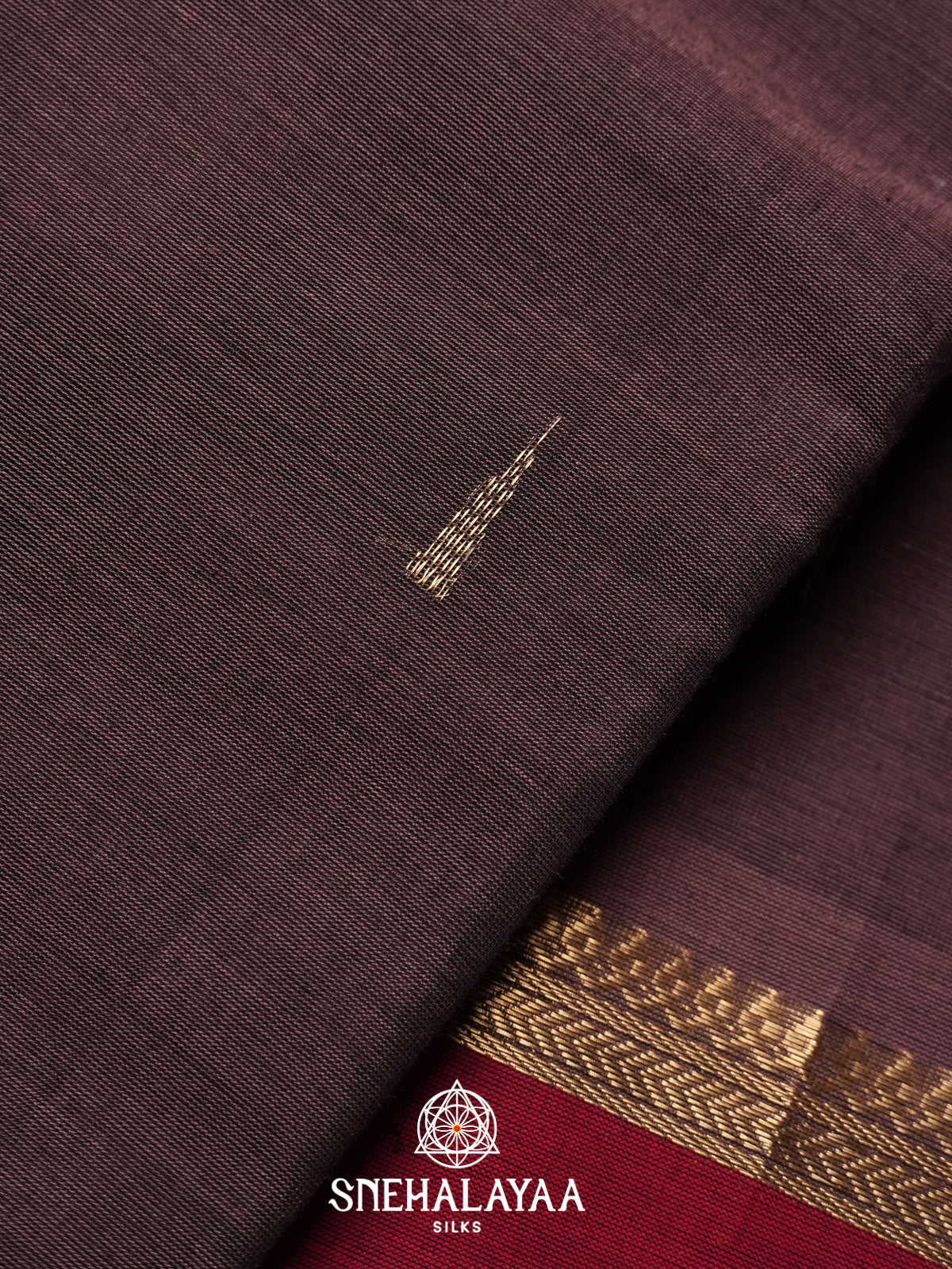 Brown Kanchi Cotton Saree